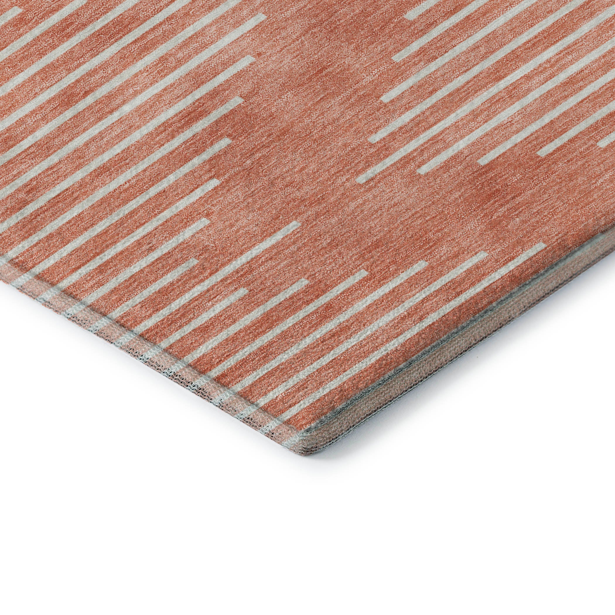 Marrakech Machine Washable Transitional Salmon Orange Rug 1'8" x 2'6" #shape_Rectangle