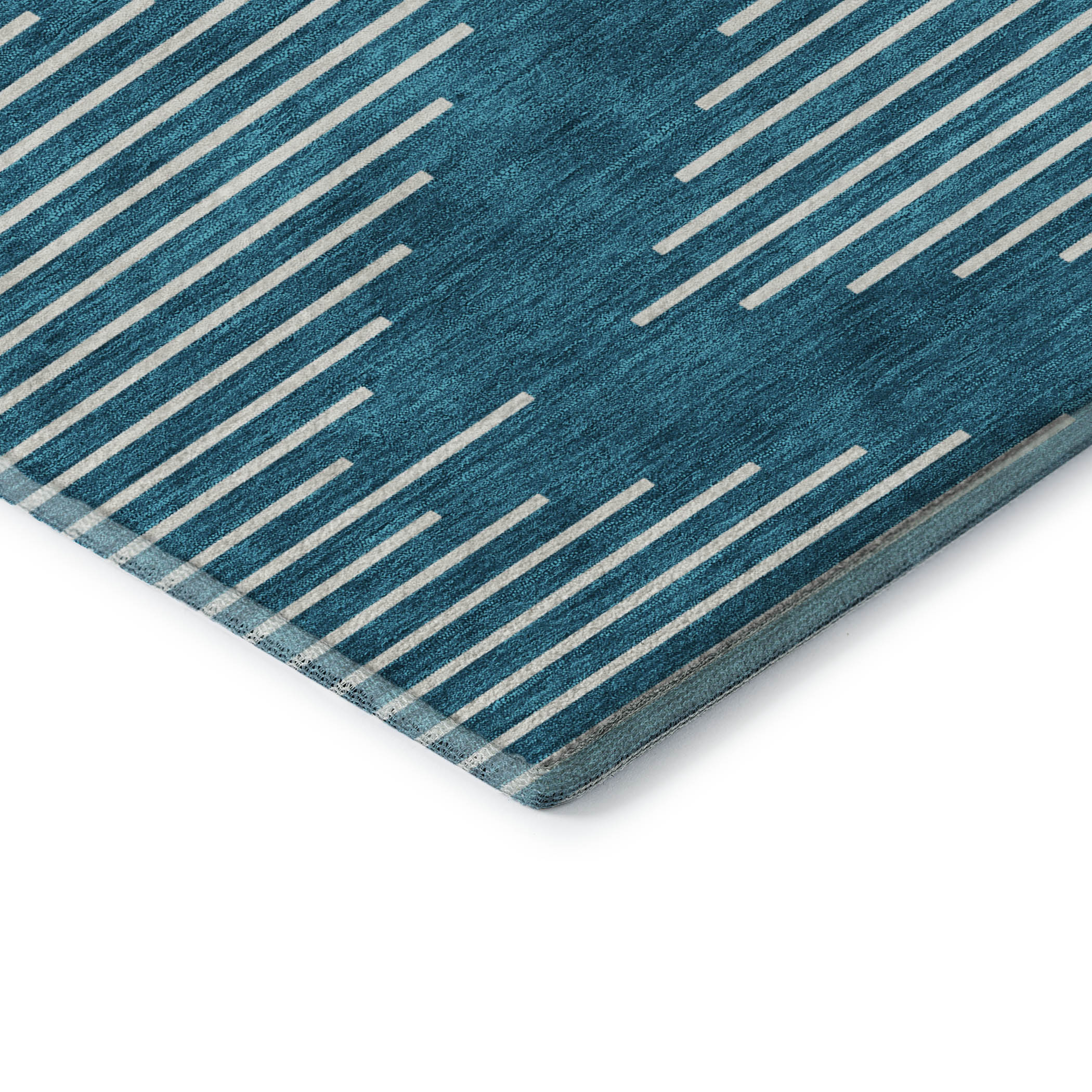 Marrakech Machine Washable Transitional Teal Rug 1'8" x 2'6" #shape_Rectangle
