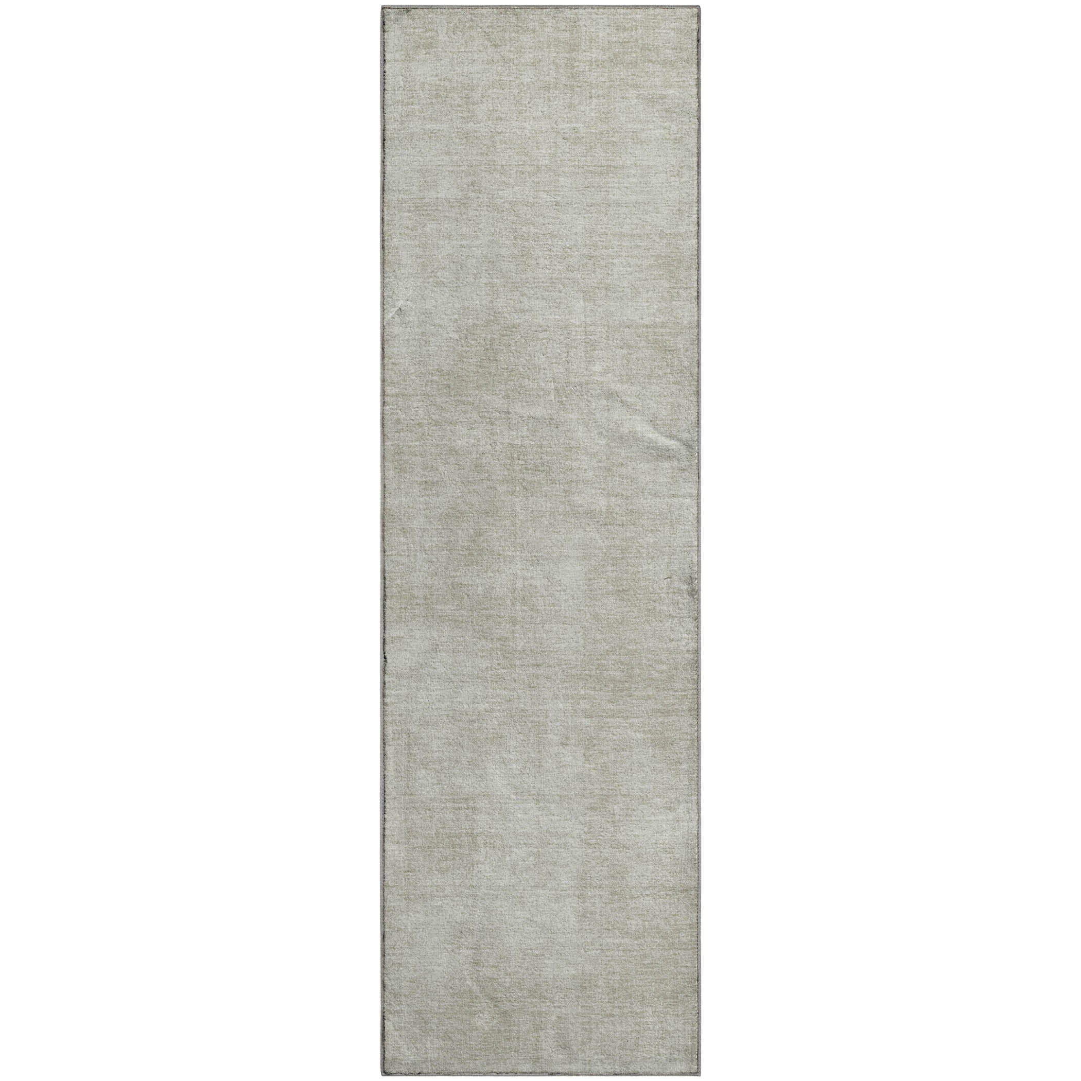 Rome Machine Washable Transitional Beige Brown Rug 2'3" x 7'6" #shape_Runner