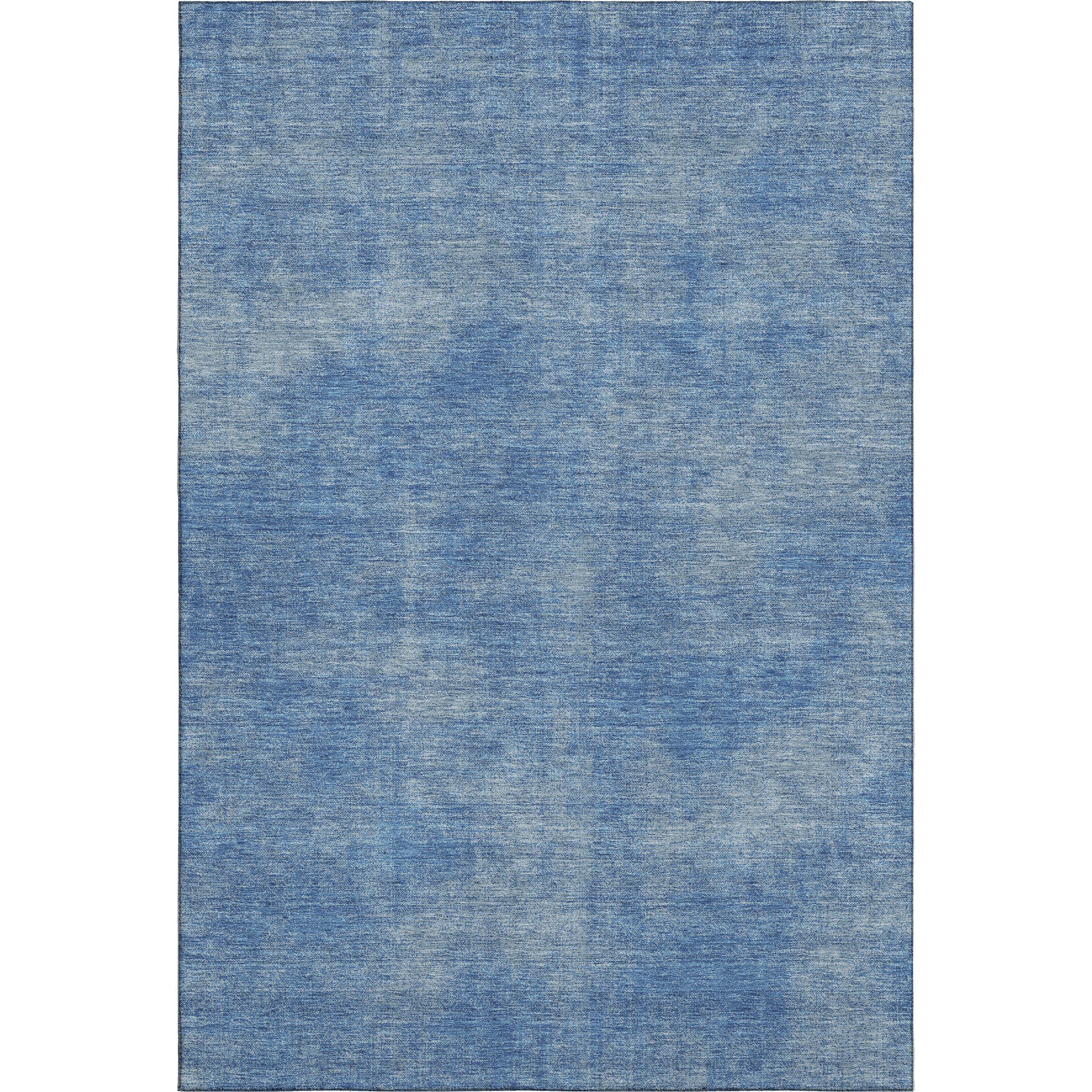 Rome Machine Washable Transitional Blue Rug 2'6" x 3'10" #shape_Rectangle