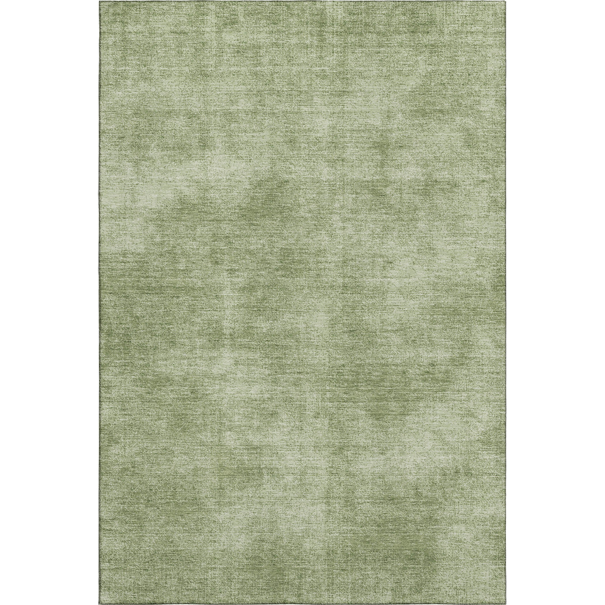 Rome Machine Washable Transitional Green Rug 2'6" x 3'10" #shape_Rectangle