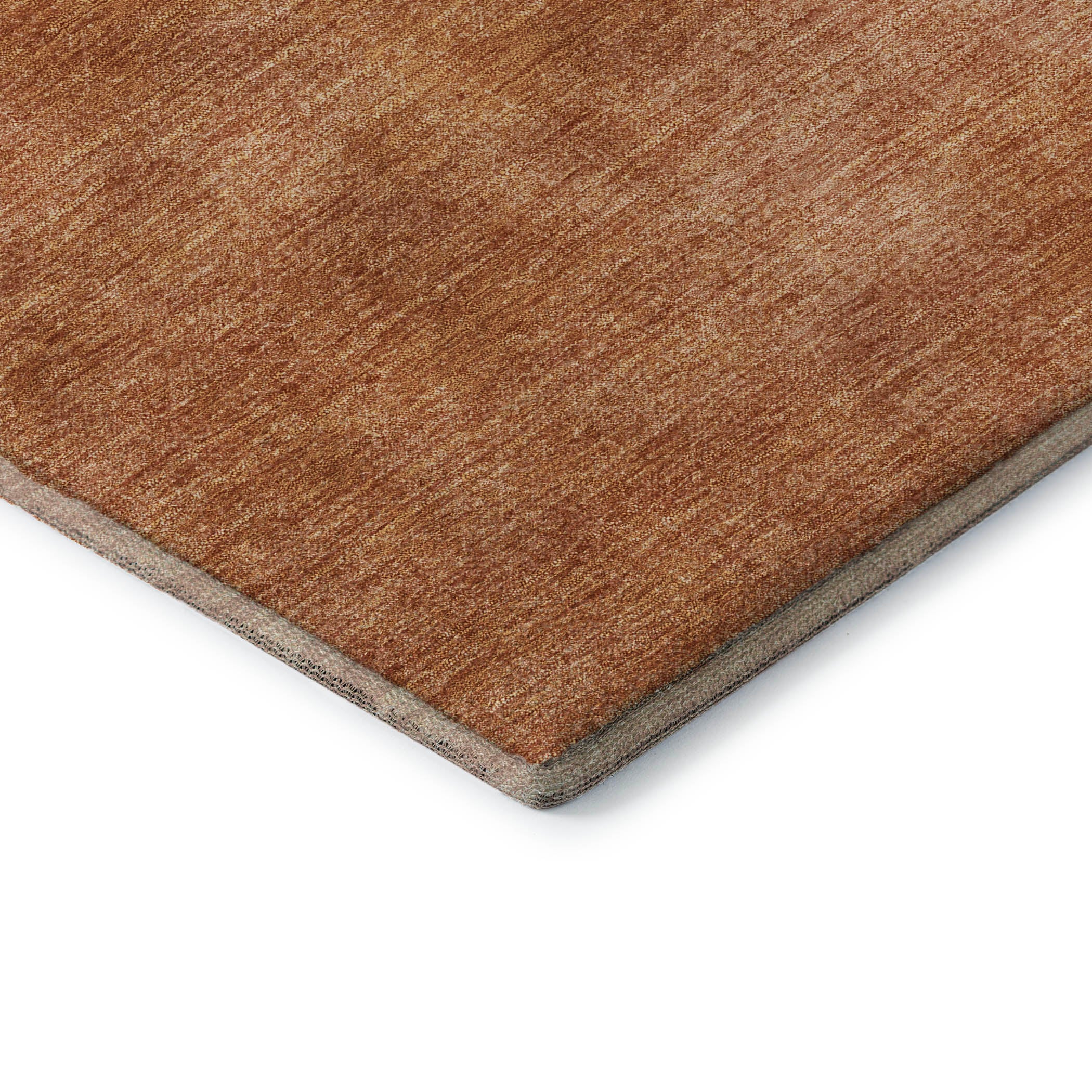 Rome Machine Washable Transitional Paprika Orange Rug 1'8" x 2'6" #shape_Rectangle