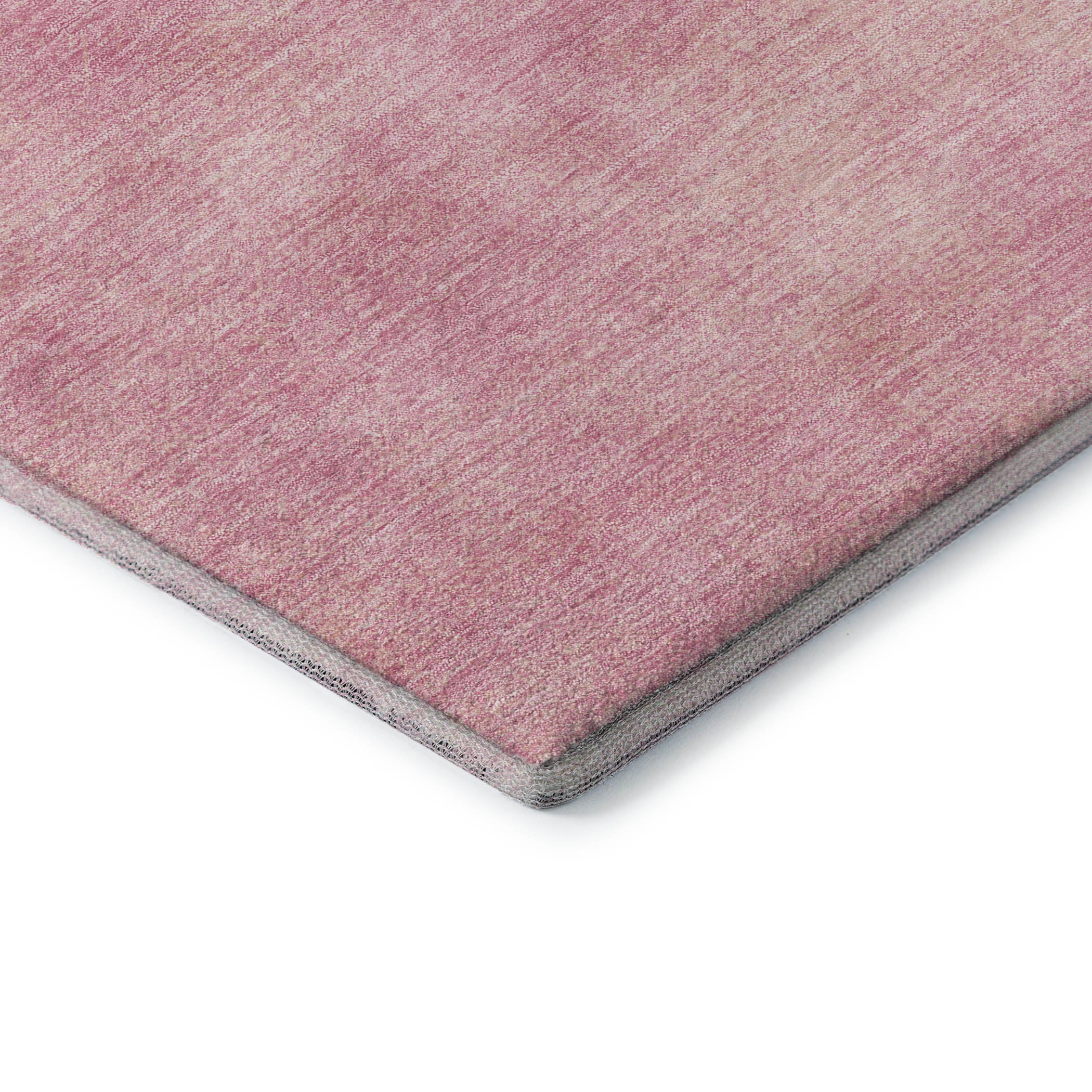 Rome Machine Washable Transitional Pink Rug 1'8" x 2'6" #shape_Rectangle