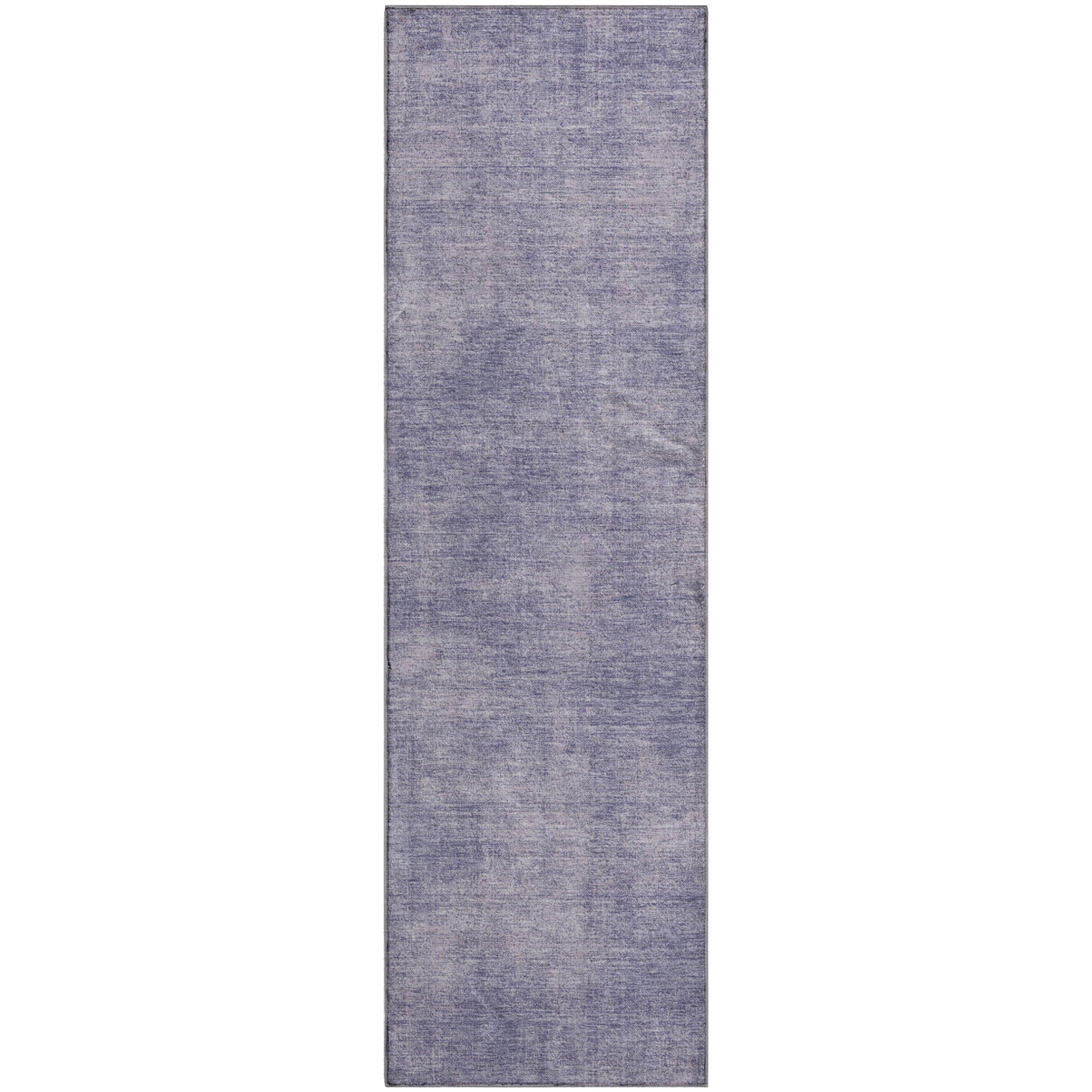 Rome Machine Washable Transitional Purple Rug 2'3" x 7'6" #shape_Runner