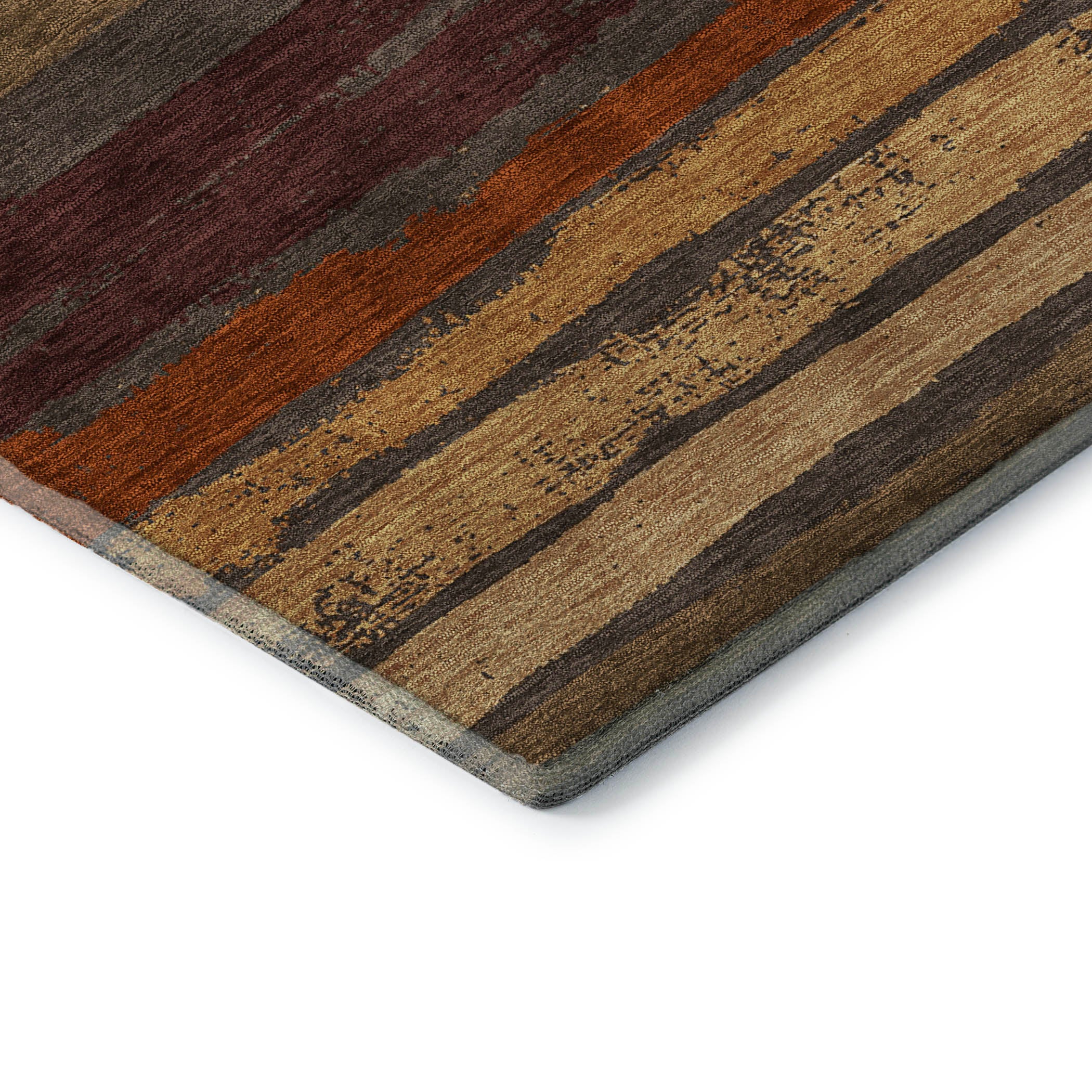 Budapest Machine Washable Transitional Chocolate Brown Rug 1'8" x 2'6" #shape_Rectangle