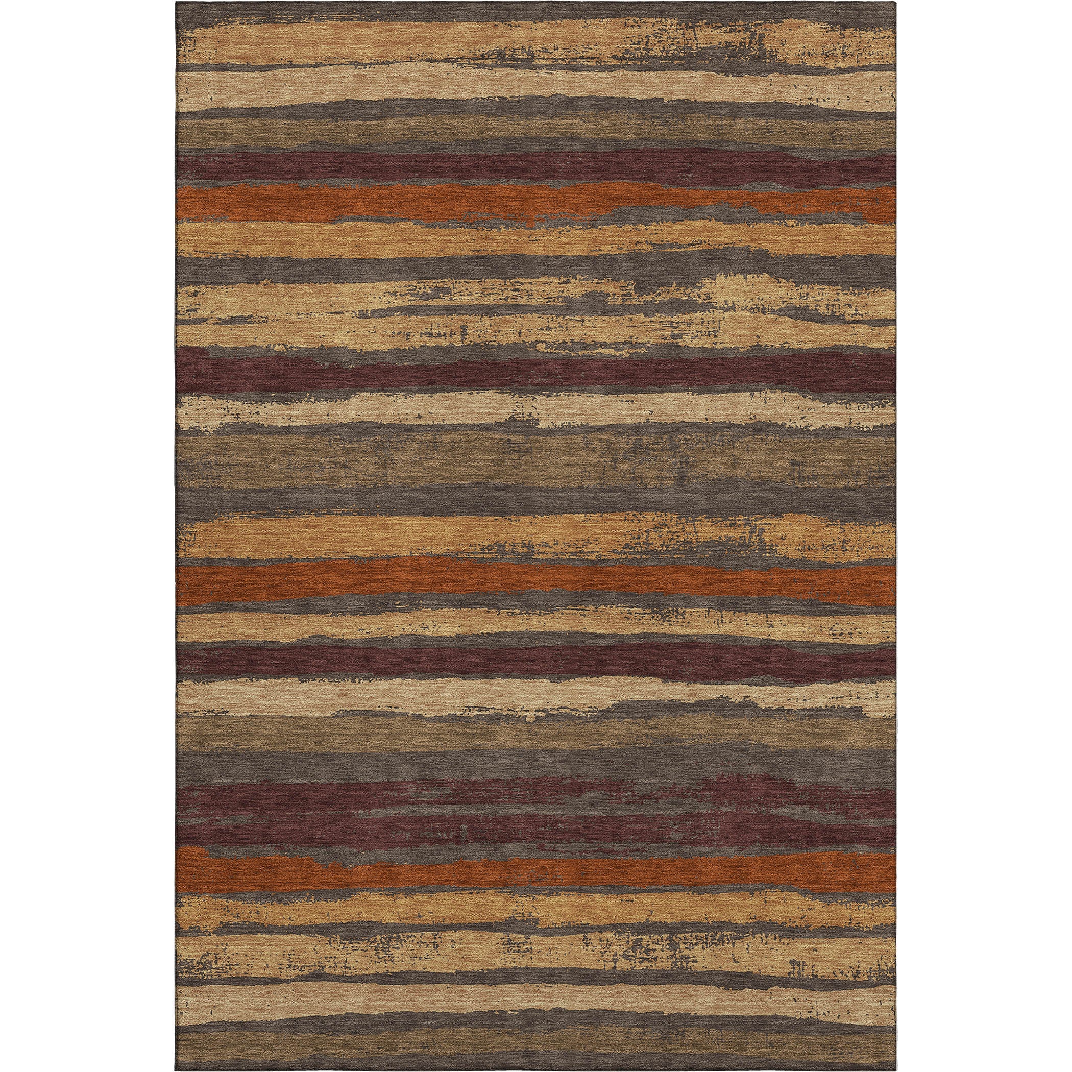 Budapest Machine Washable Transitional Chocolate Brown Rug 2'6" x 3'10" #shape_Rectangle