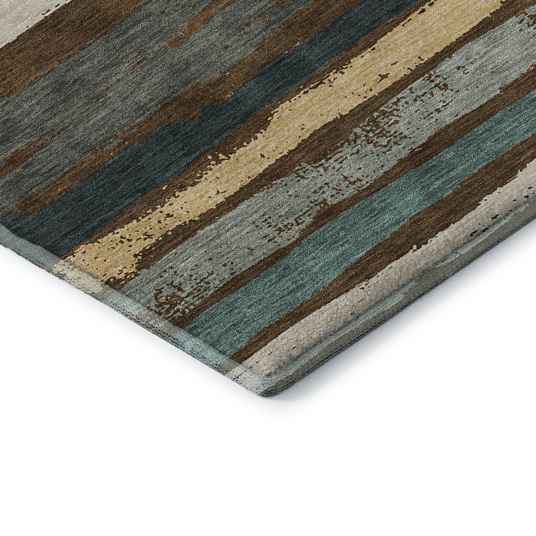 Budapest Machine Washable Transitional Fudge Brown Rug 1'8" x 2'6" #shape_Rectangle