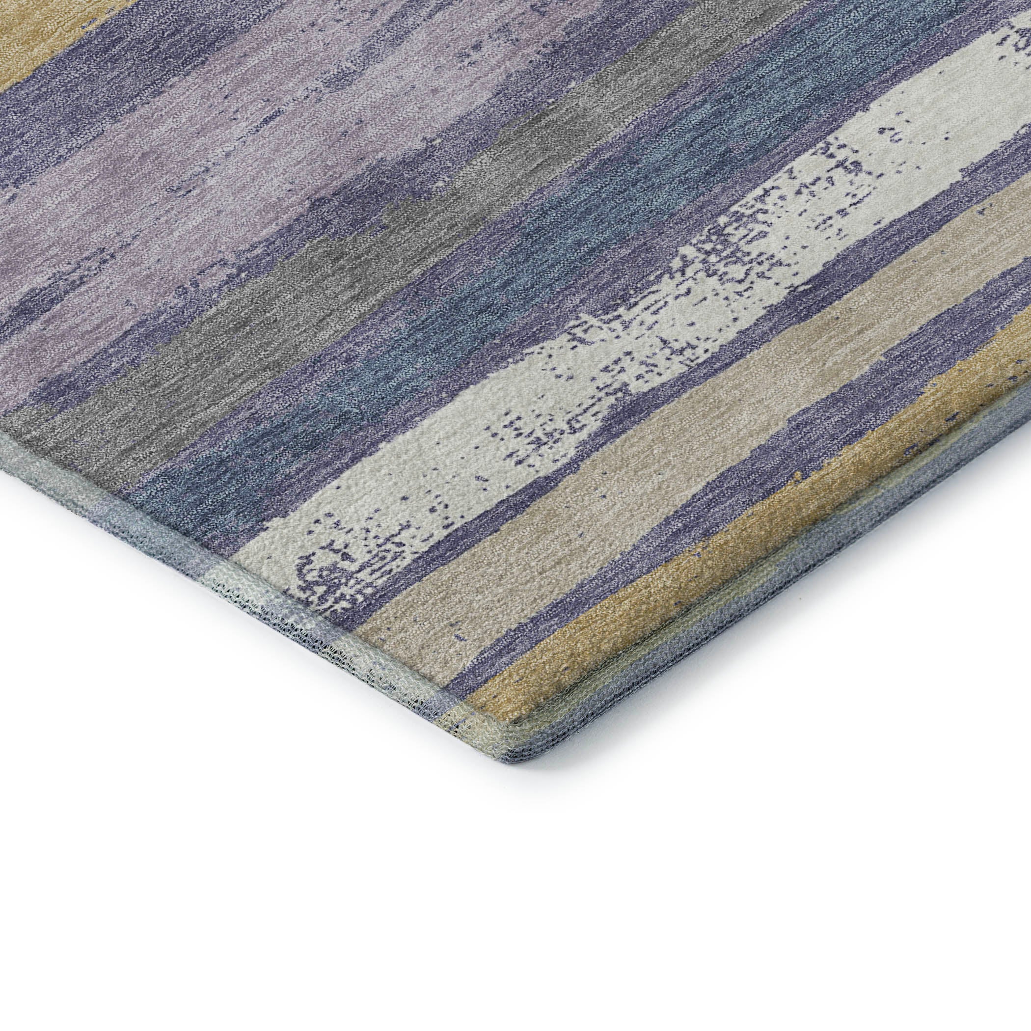 Budapest Machine Washable Transitional Purple Rug 1'8" x 2'6" #shape_Rectangle