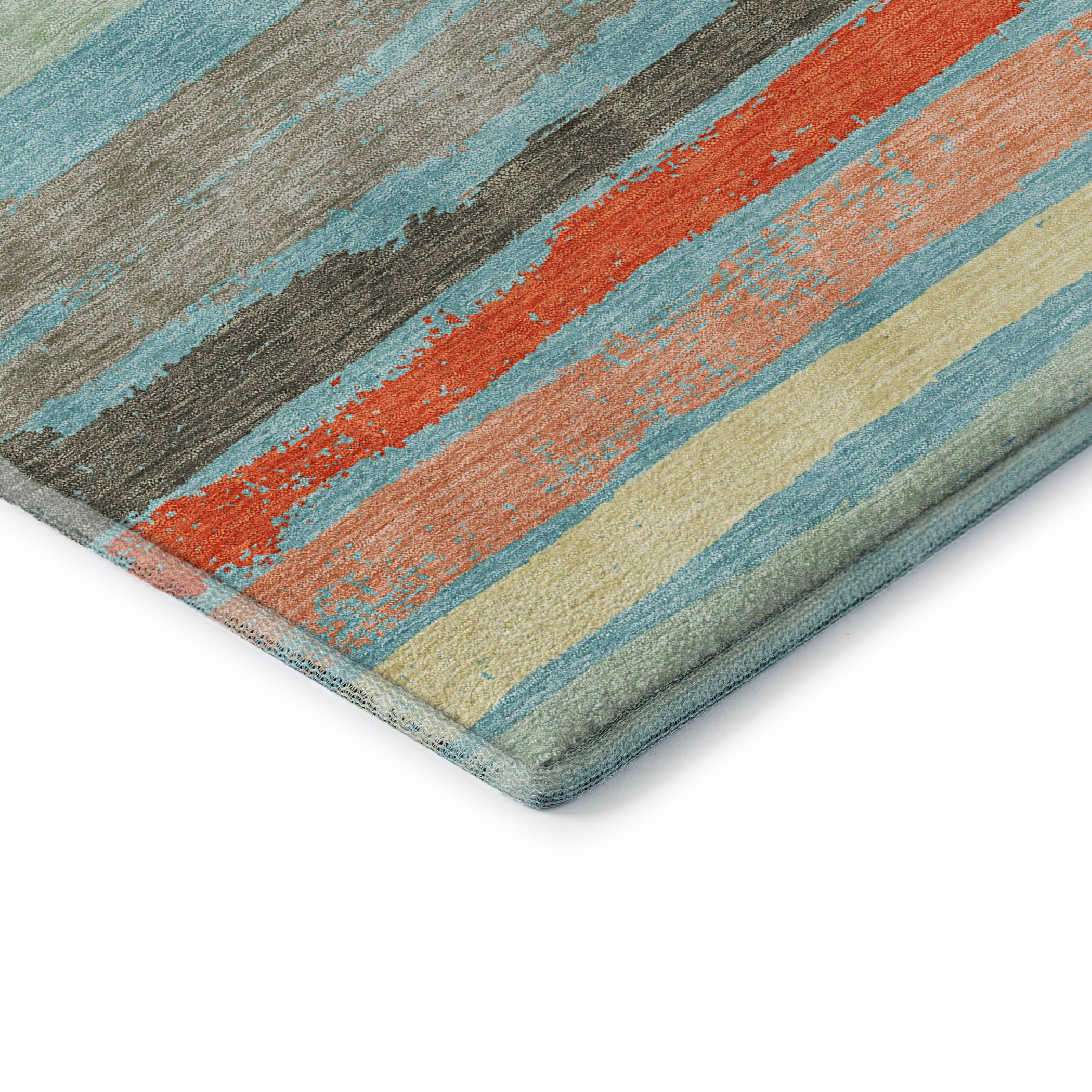 Budapest Machine Washable Transitional Sky Blue Rug 1'8" x 2'6" #shape_Rectangle