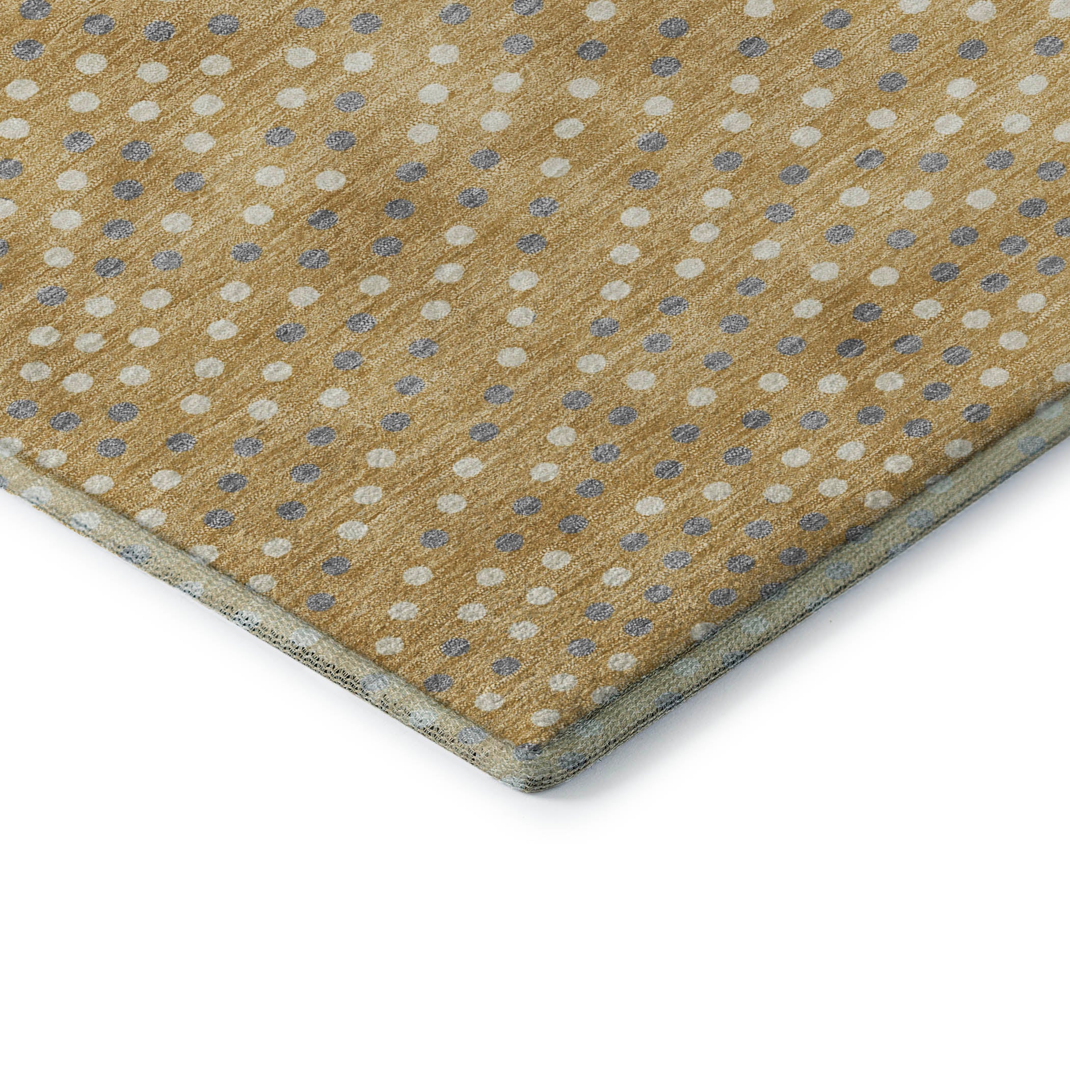 Sarajevo Machine Washable Transitional Gold Rug 1'8" x 2'6" #shape_Rectangle
