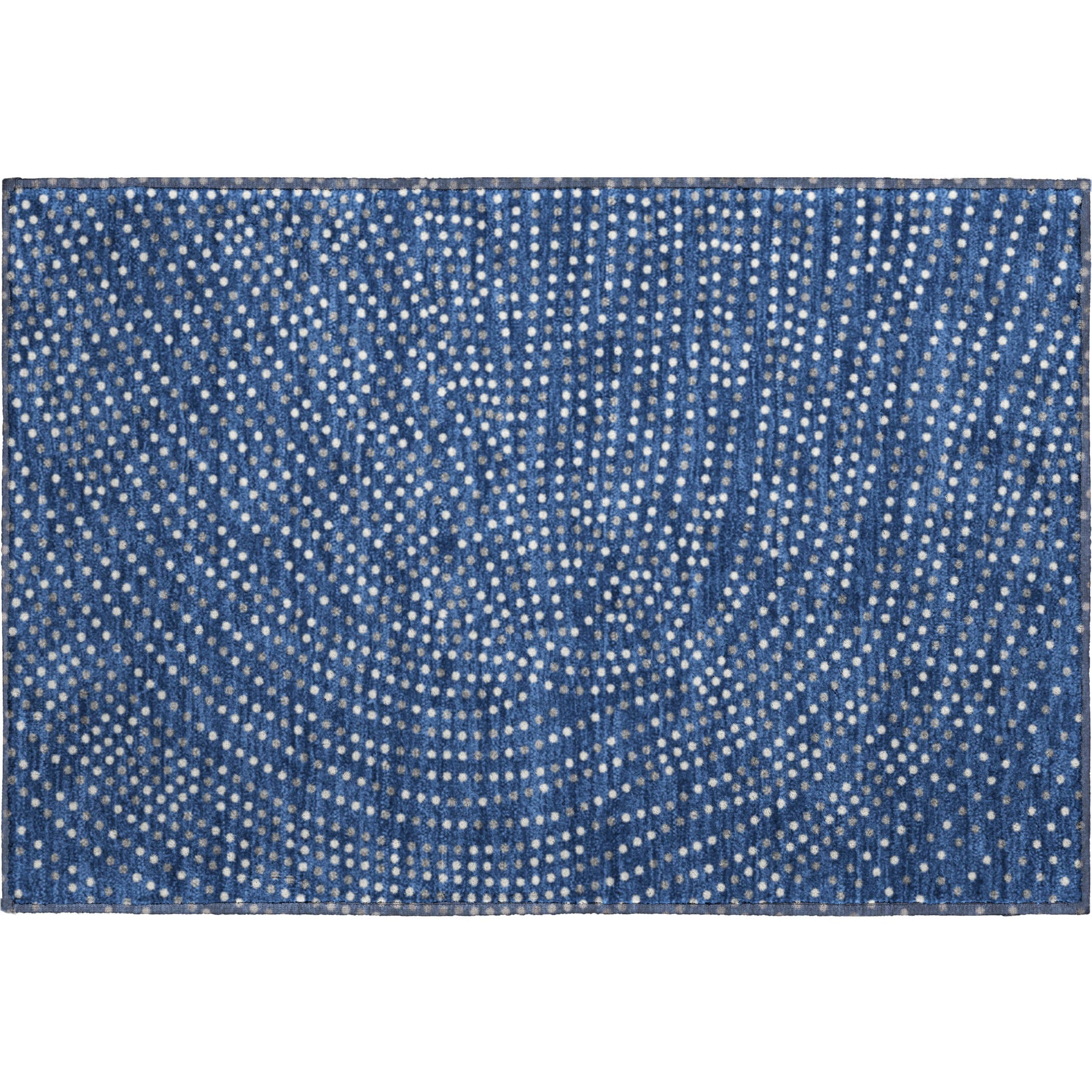 Sarajevo Machine Washable Transitional Navy Blue Rug 1'8" x 2'6" #shape_Rectangle