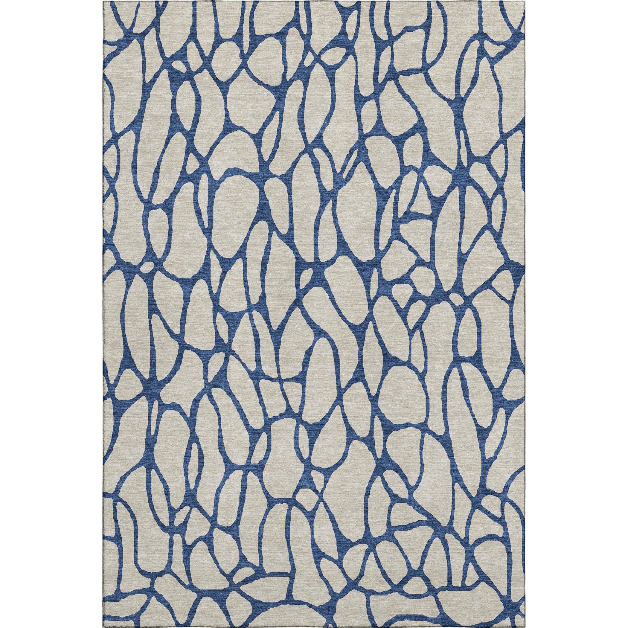 Santorini Machine Washable Transitional Beige Brown Rug 2'6" x 3'10" #shape_Rectangle