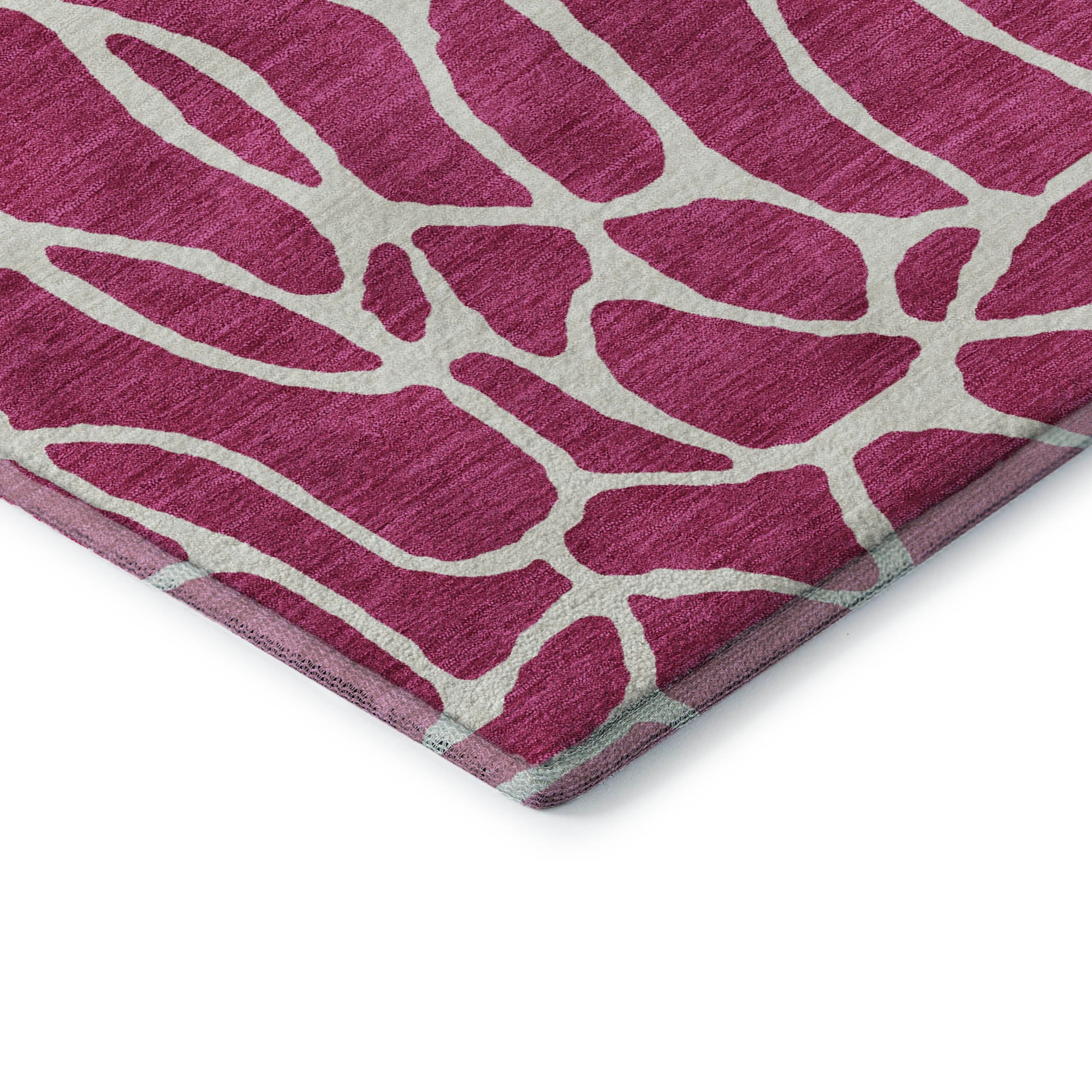 Dublin Machine Washable Transitional Blush Pink Rug 1'8" x 2'6" #shape_Rectangle