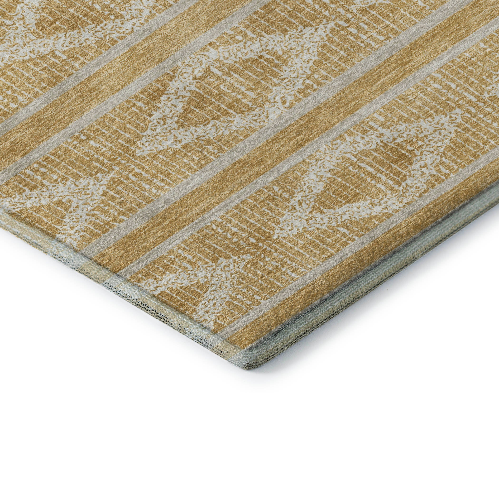 Athens Machine Washable Transitional Gold Rug 1'8" x 2'6" #shape_Rectangle