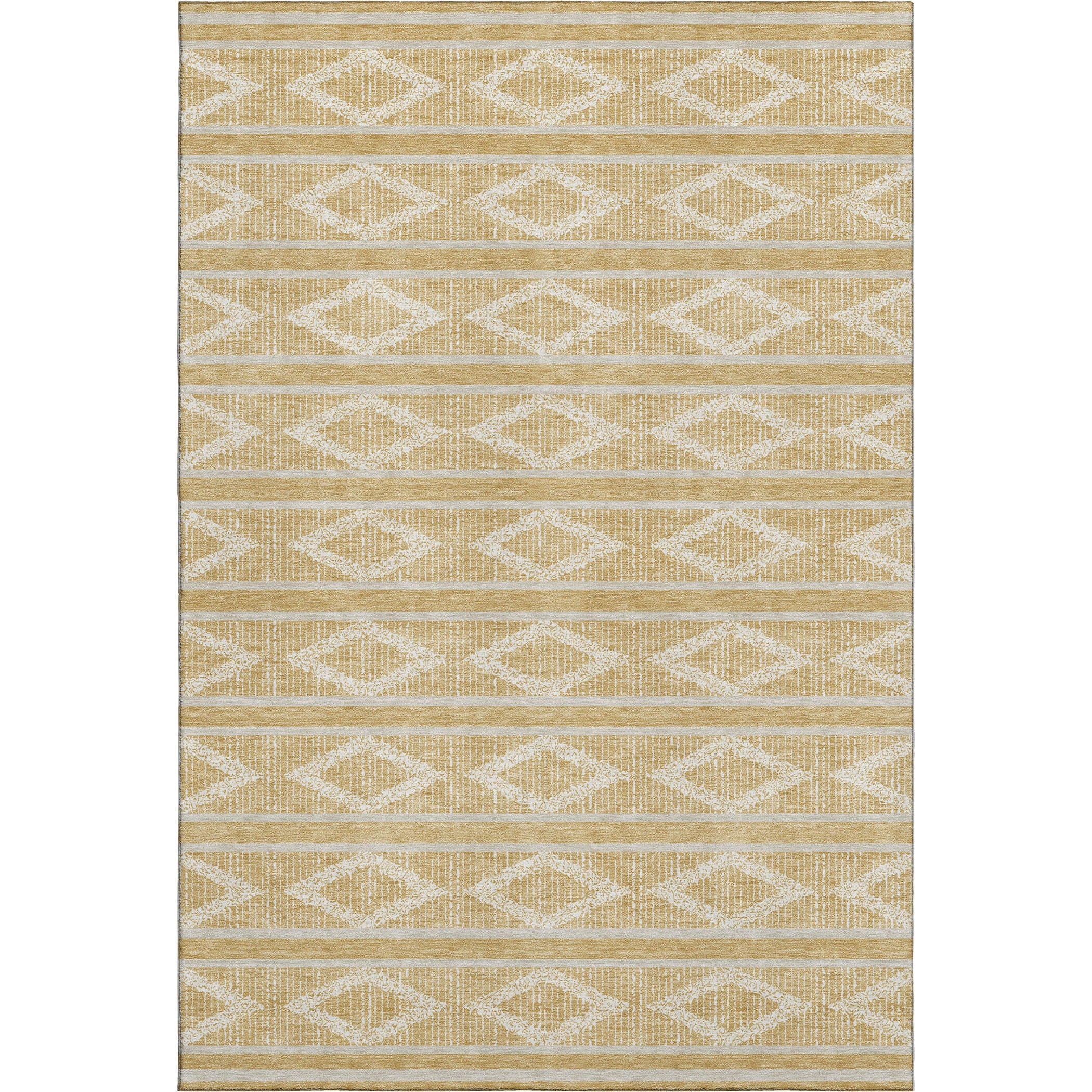 Athens Machine Washable Transitional Gold Rug 2'6" x 3'10" #shape_Rectangle