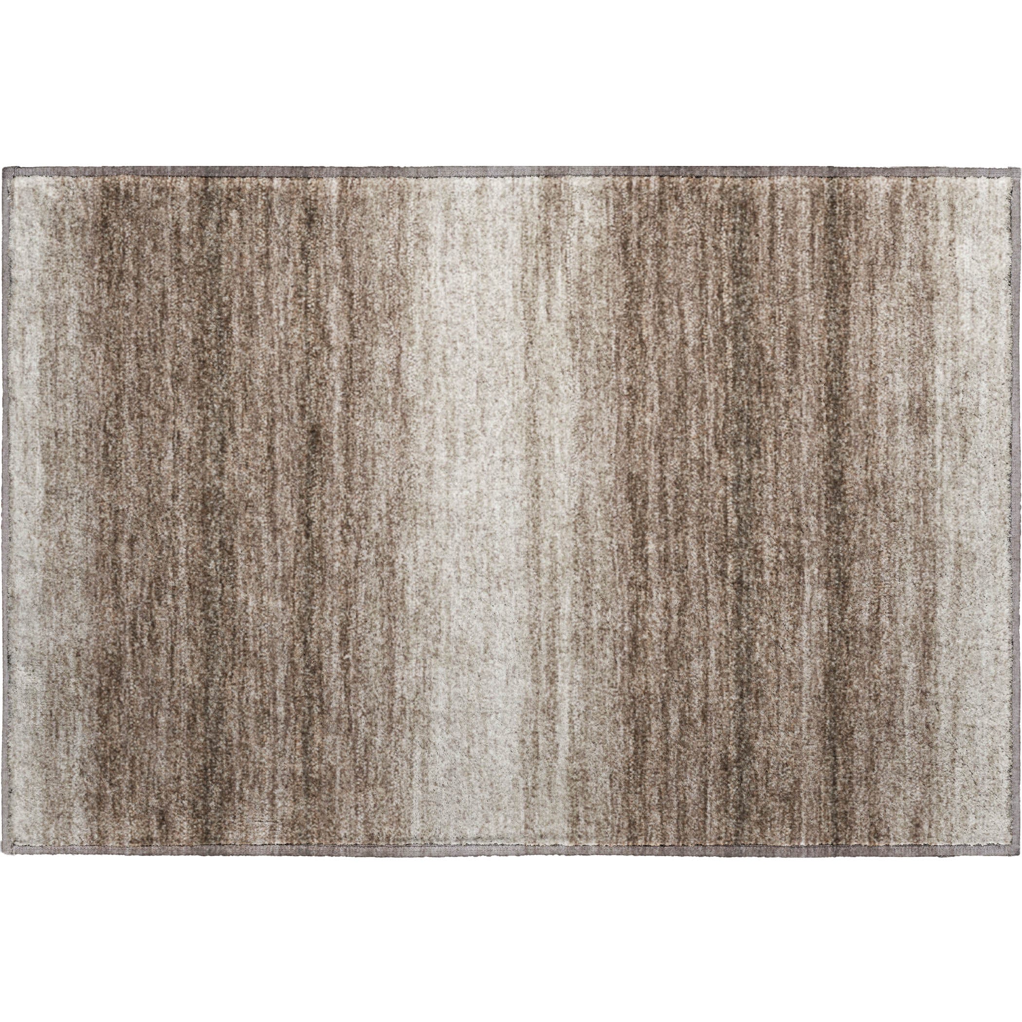 Tallinn Machine Washable Transitional Brown Rug 1'8" x 2'6" #shape_Rectangle