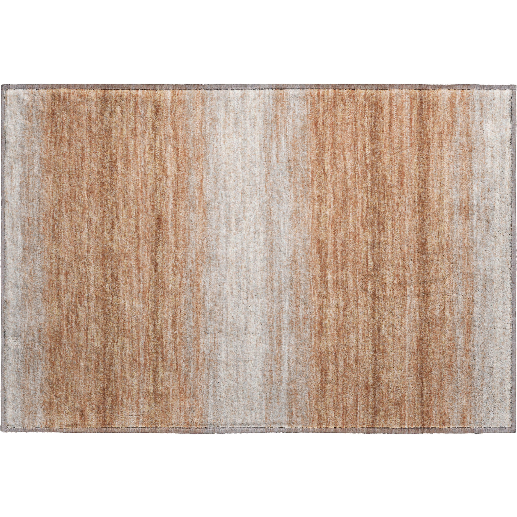 Tallinn Machine Washable Transitional Copper Orange Rug 1'8" x 2'6" #shape_Rectangle
