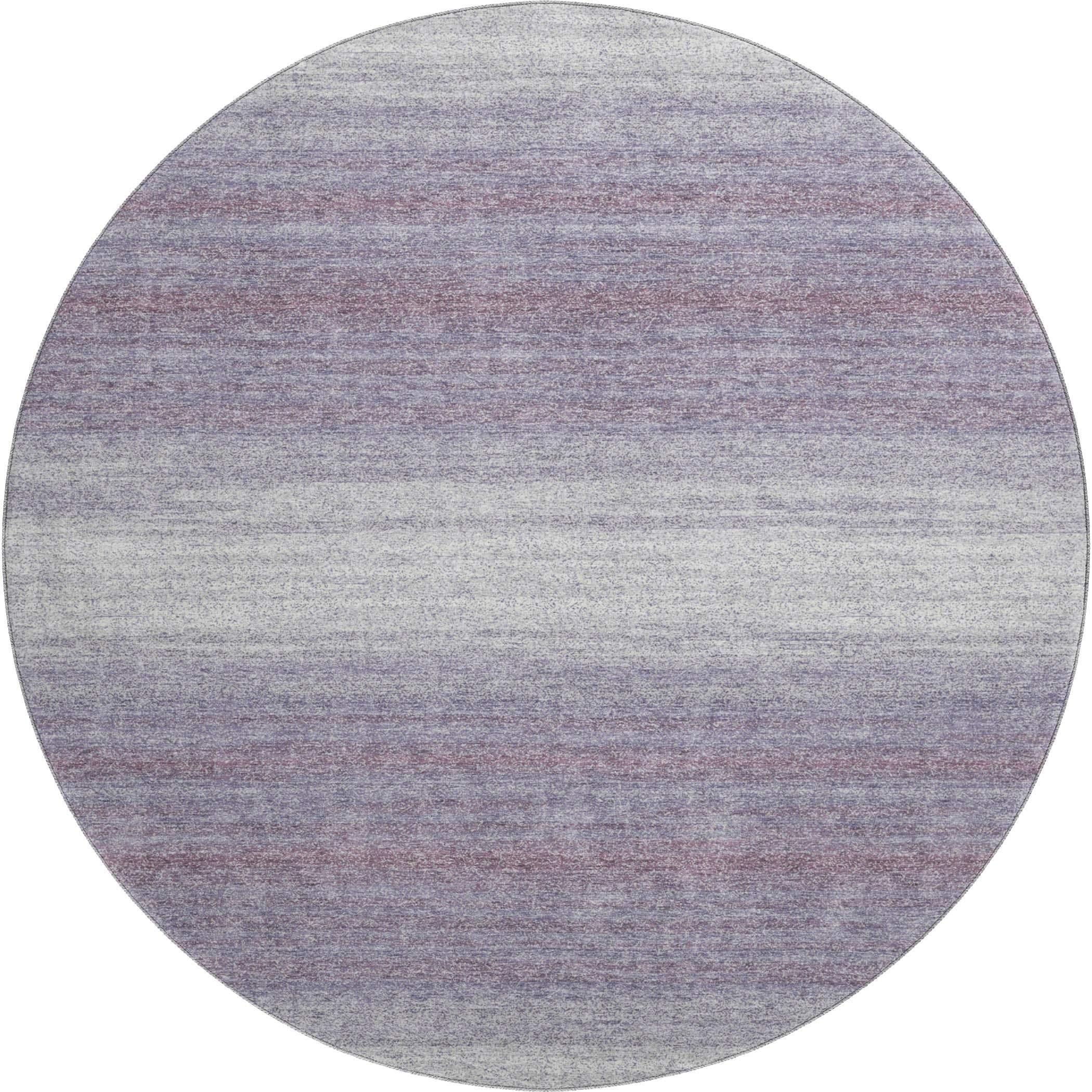 Tallinn Machine Washable Transitional Lavender Purple Rug 8' x 8' #shape_Round