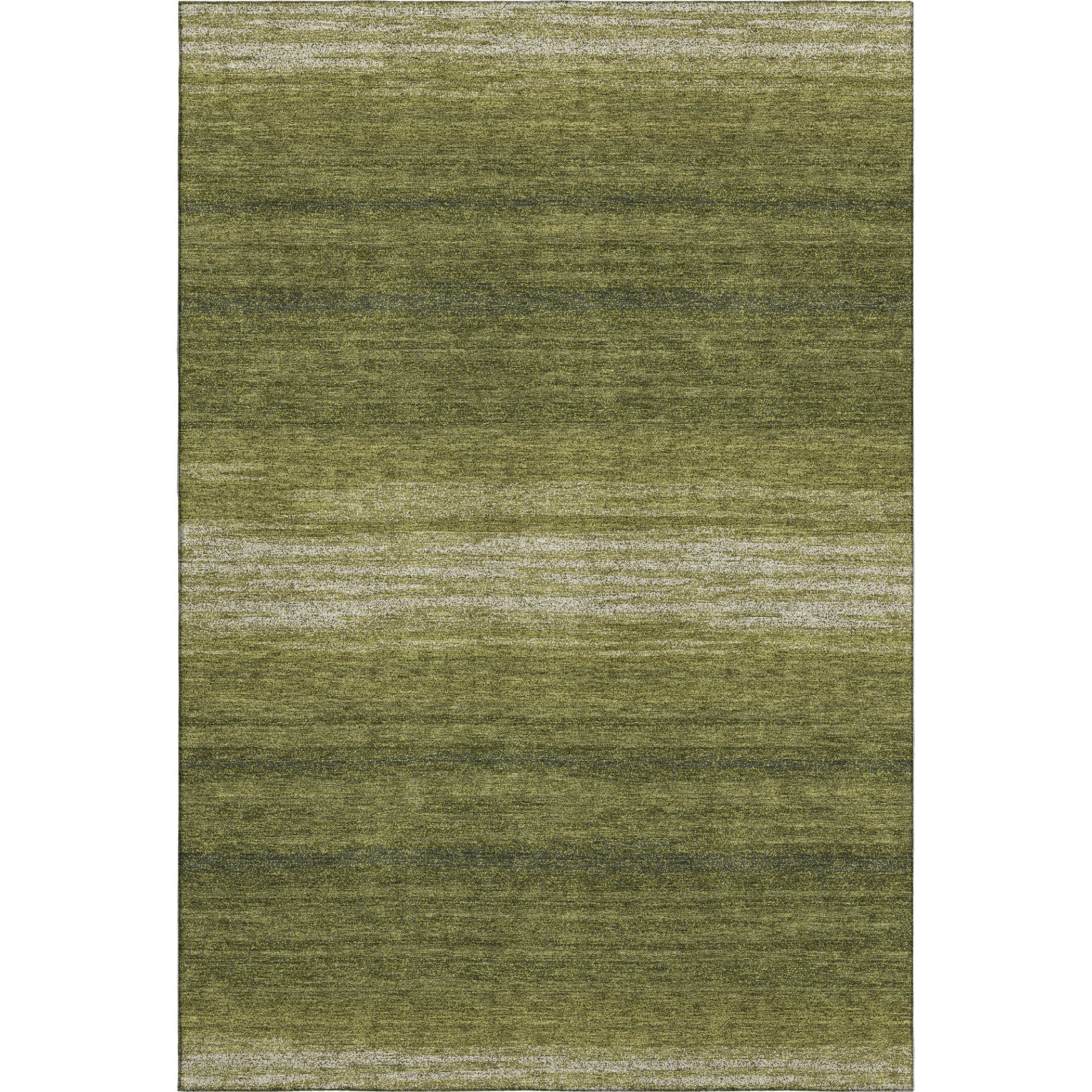 Tallinn Machine Washable Transitional Olive Green Rug 2'6" x 3'10" #shape_Rectangle