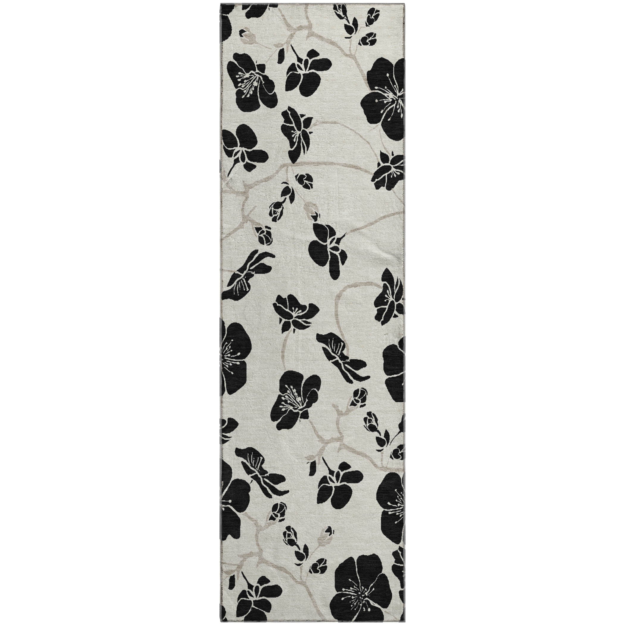 Chiang Mai Machine Washable Transitional Ivory Rug 2'3" x 7'6" #shape_Runner
