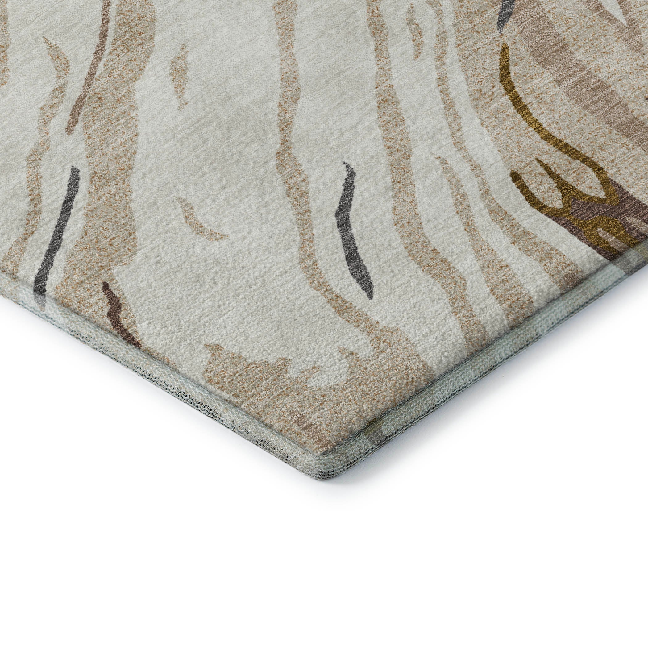 Bogota Machine Washable Transitional Ivory Rug 1'8" x 2'6" #shape_Rectangle