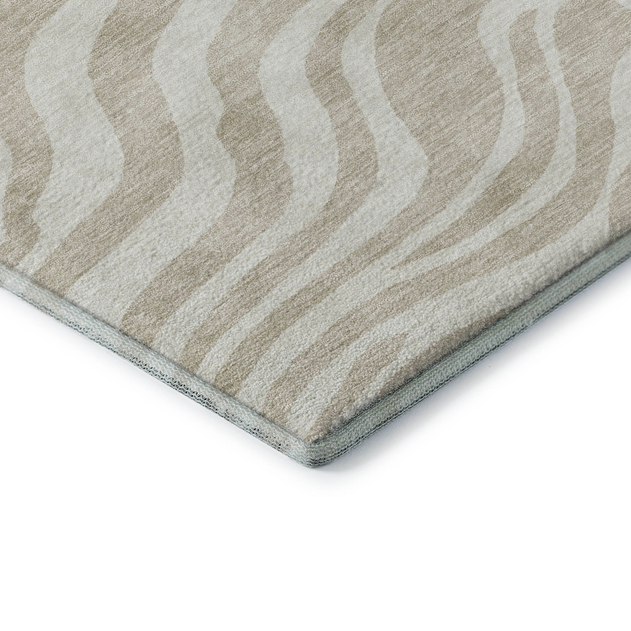 Dubrovnik Machine Washable Transitional Beige Brown Rug 1'8" x 2'6" #shape_Rectangle