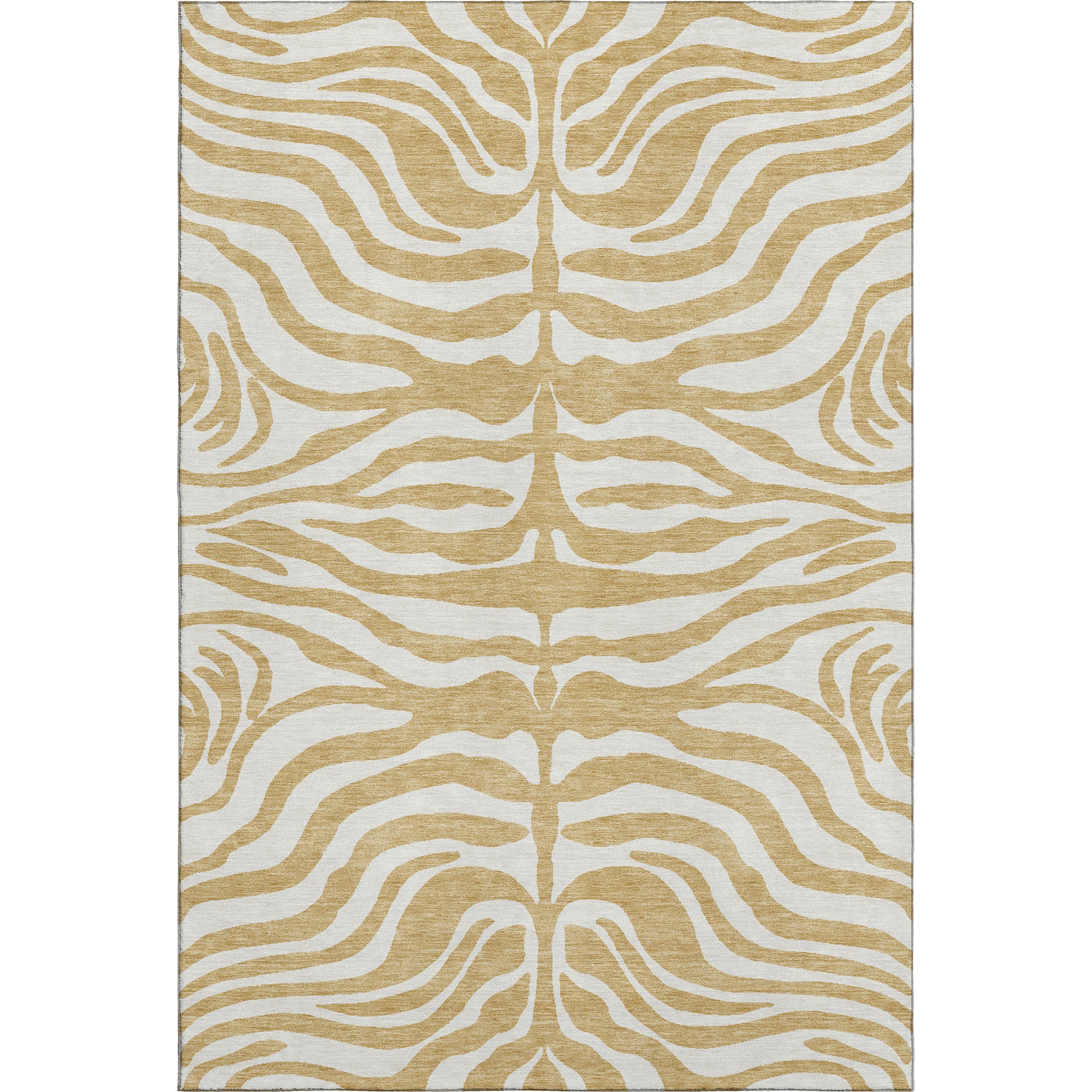 Dubrovnik Machine Washable Transitional Gold Rug 2'6" x 3'10" #shape_Rectangle