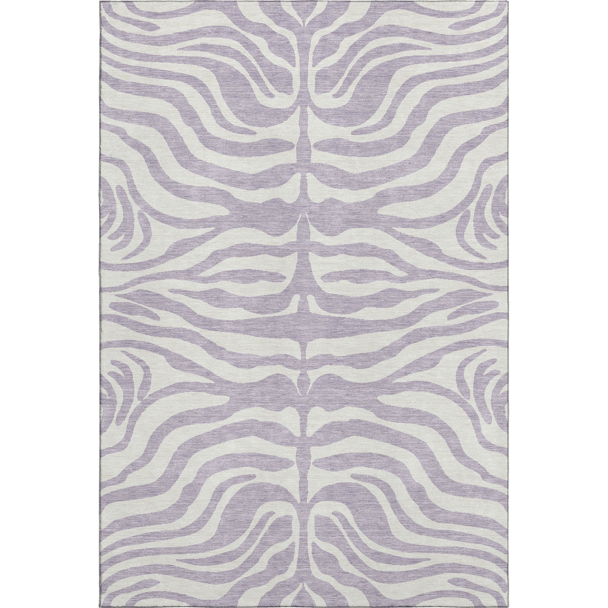 Dubrovnik Machine Washable Transitional Lavender Purple Rug 2'6" x 3'10" #shape_Rectangle