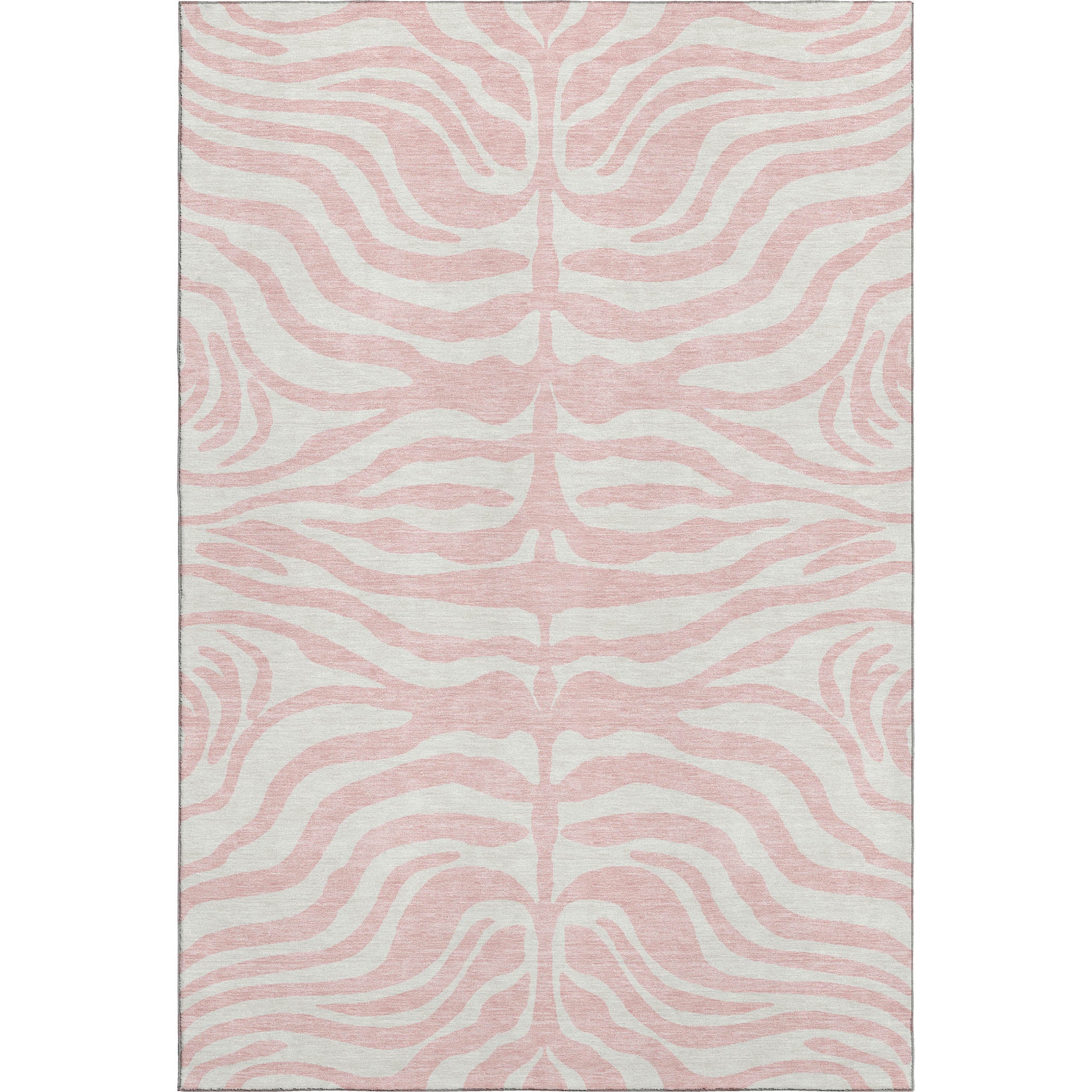 Dubrovnik Machine Washable Transitional Pink Rug 2'6" x 3'10" #shape_Rectangle