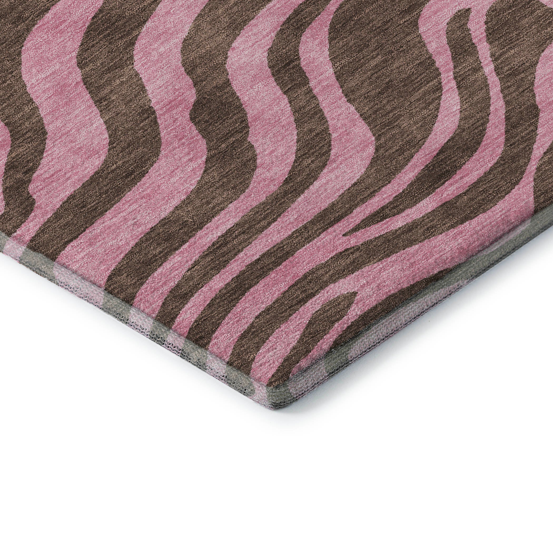 Reykjavik Machine Washable Transitional Brown Rug 1'8" x 2'6" #shape_Rectangle