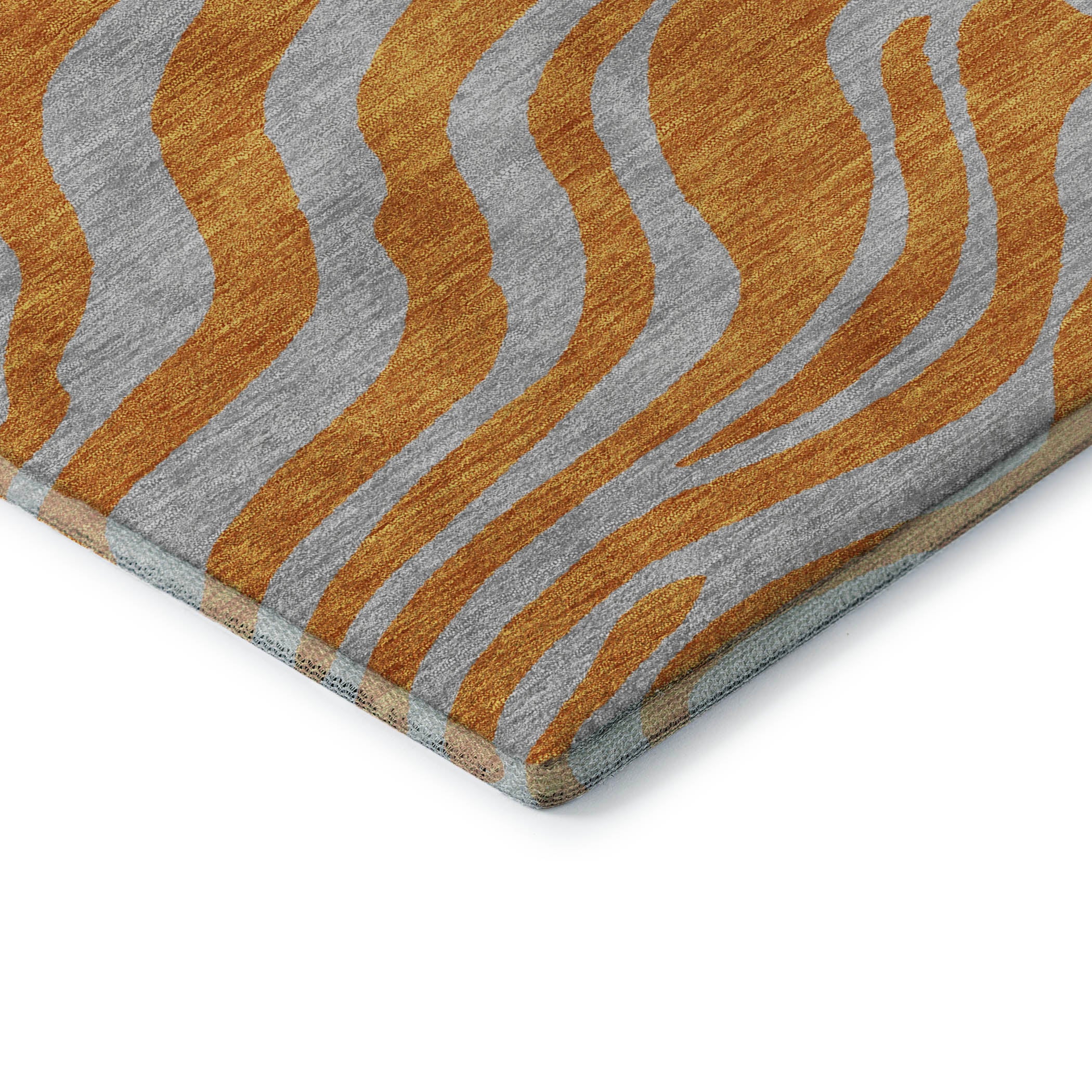 Reykjavik Machine Washable Transitional Orange Rug 1'8" x 2'6" #shape_Rectangle