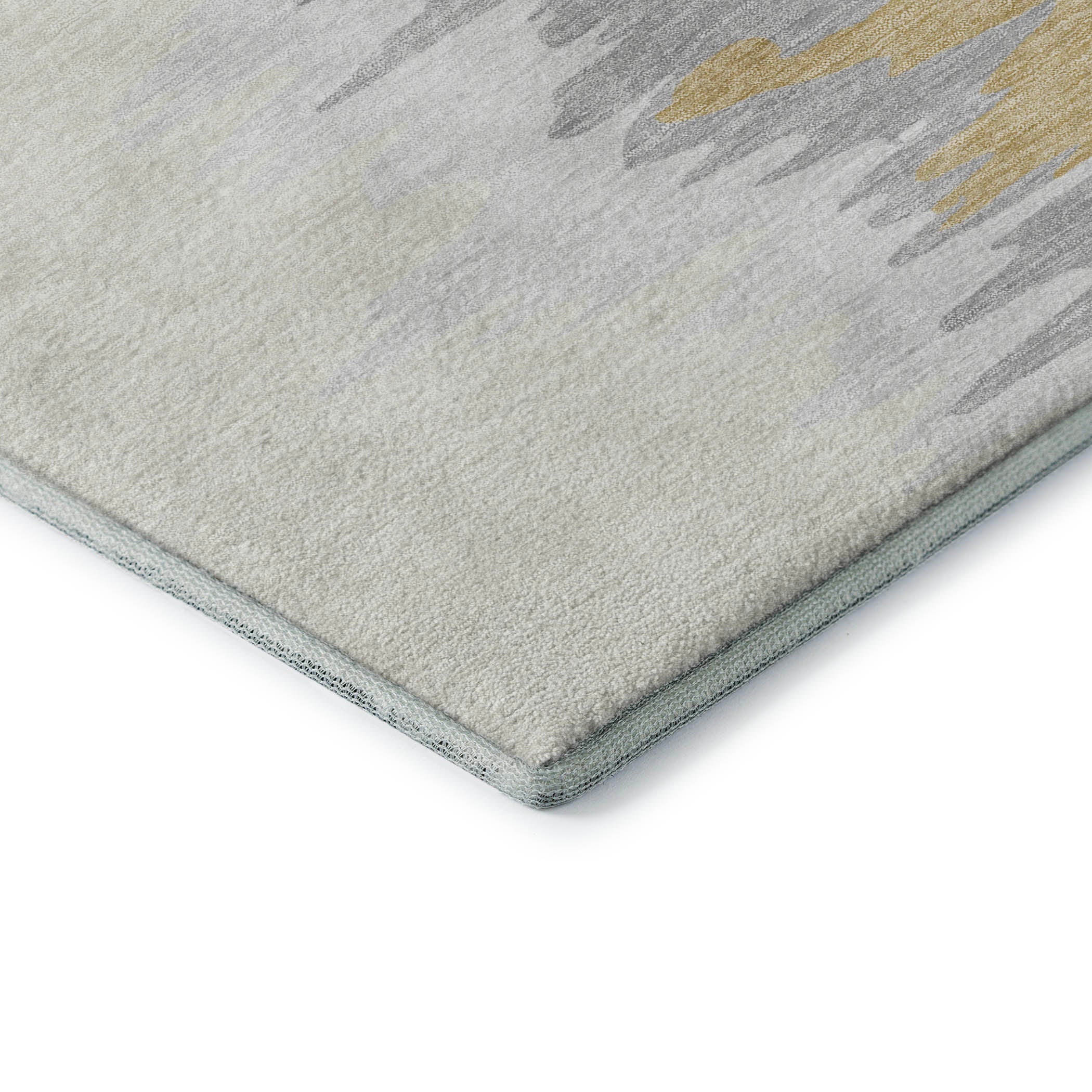 Dubrovnik Machine Washable Transitional Gray Rug 1'8" x 2'6" #shape_Rectangle