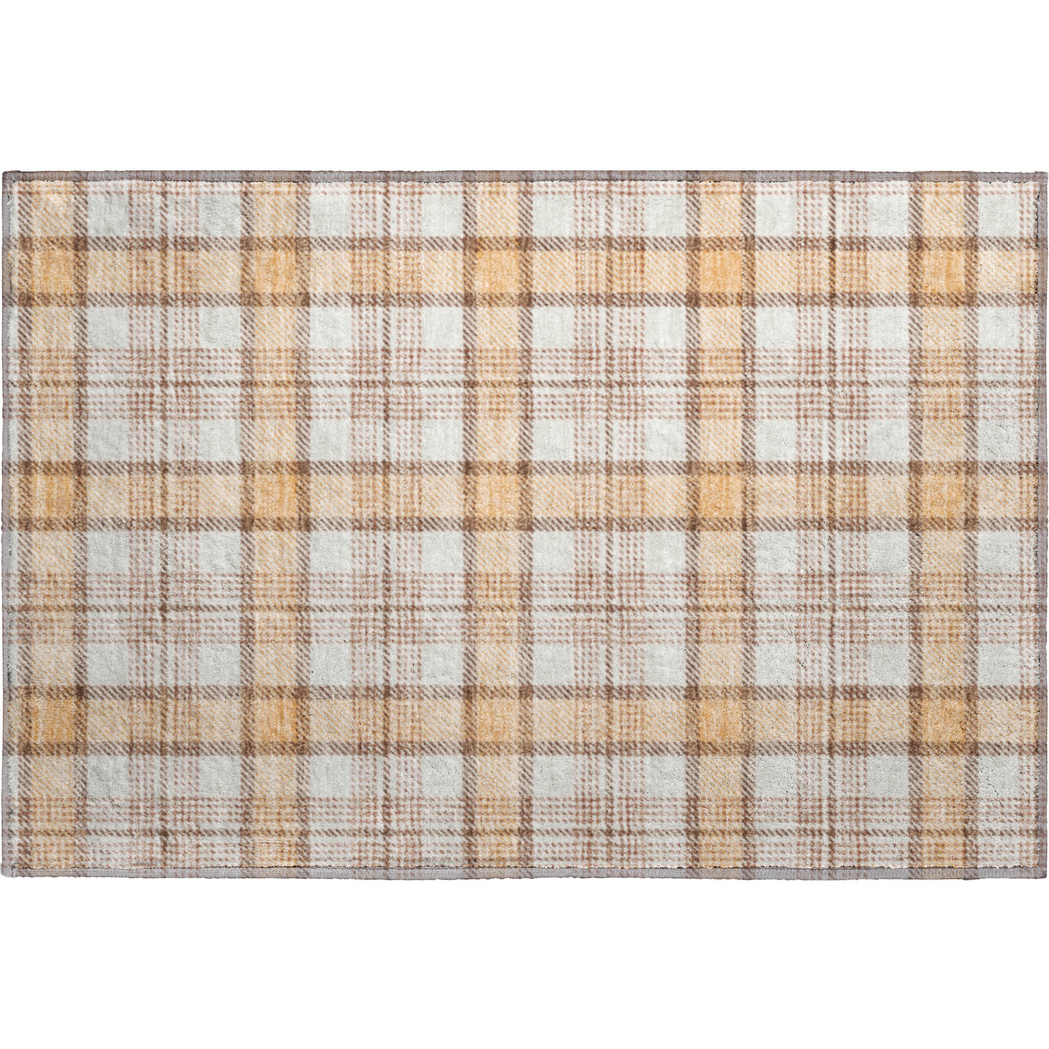 Marrakech Machine Washable Transitional Peach Orange Rug 1'8" x 2'6" #shape_Rectangle
