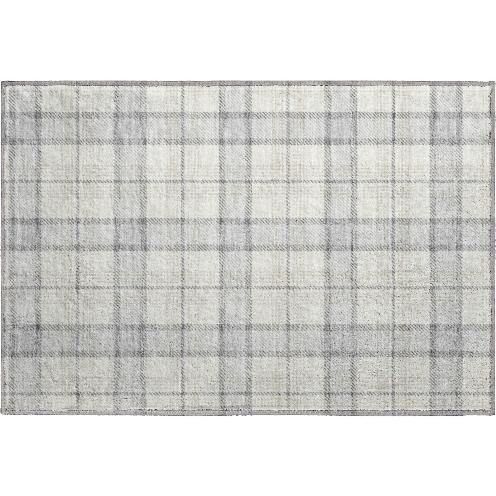 Marrakech Machine Washable Transitional Silver Gray Rug 1'8" x 2'6" #shape_Rectangle