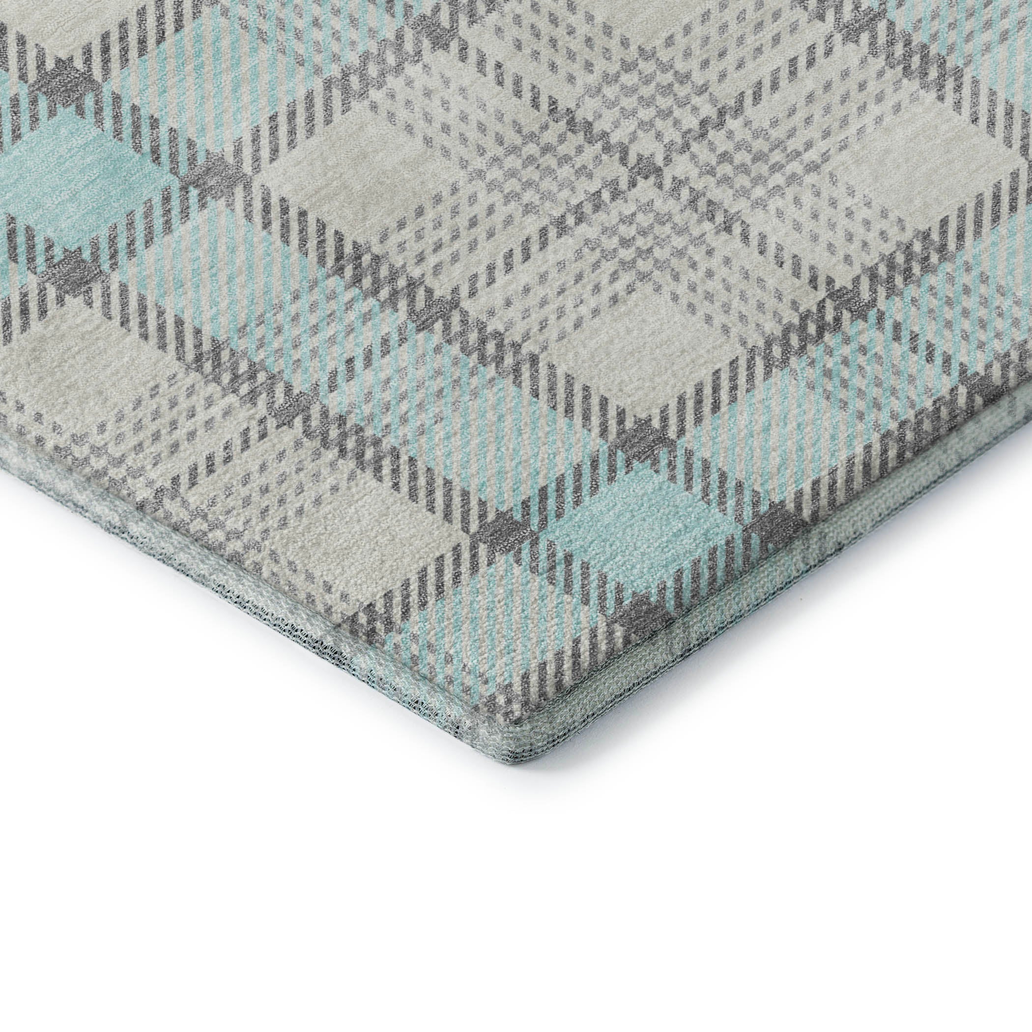 Marrakech Machine Washable Transitional Sky Blue Rug 1'8" x 2'6" #shape_Rectangle
