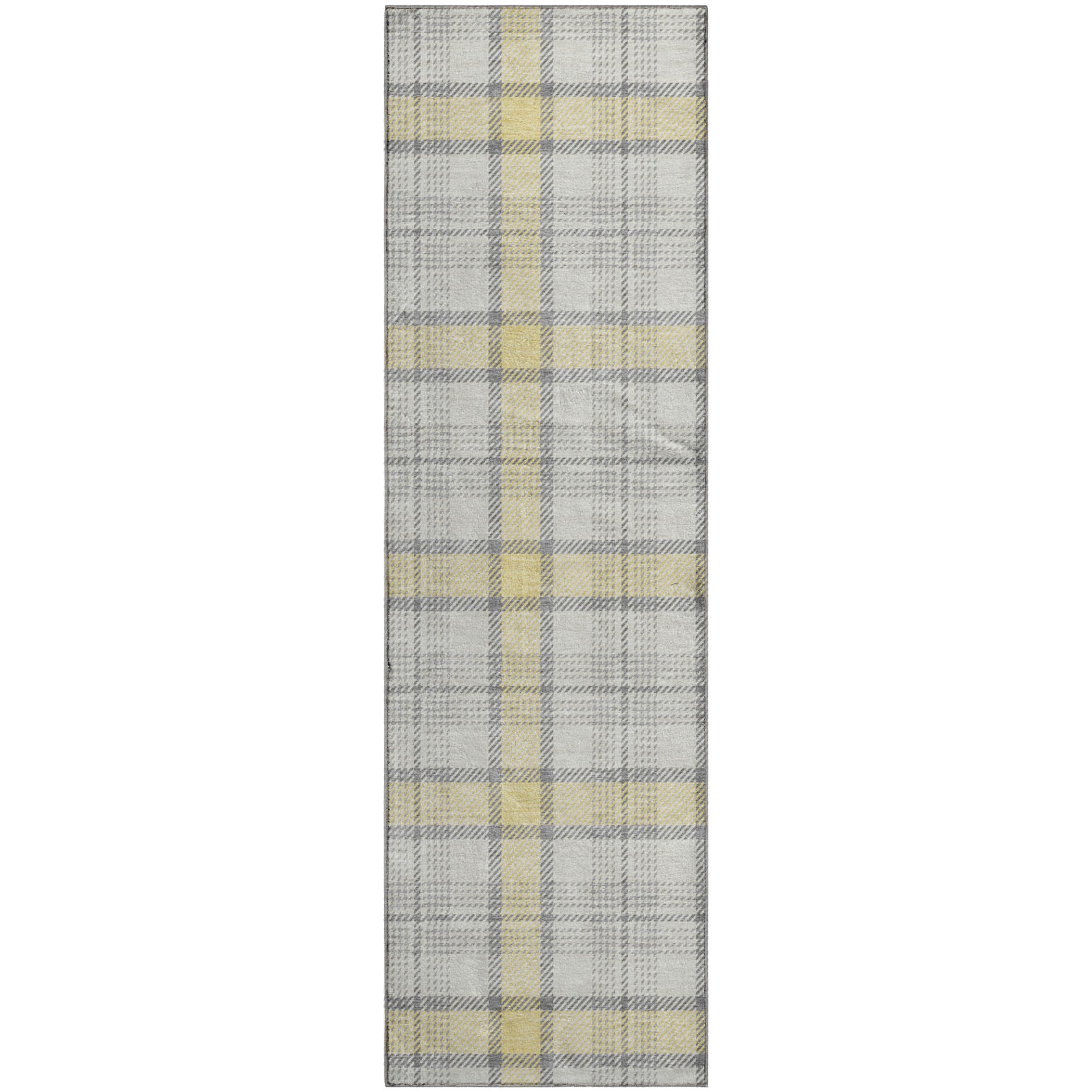 Marrakech Machine Washable Transitional Yellow Gold Rug 2'3" x 7'6" #shape_Runner