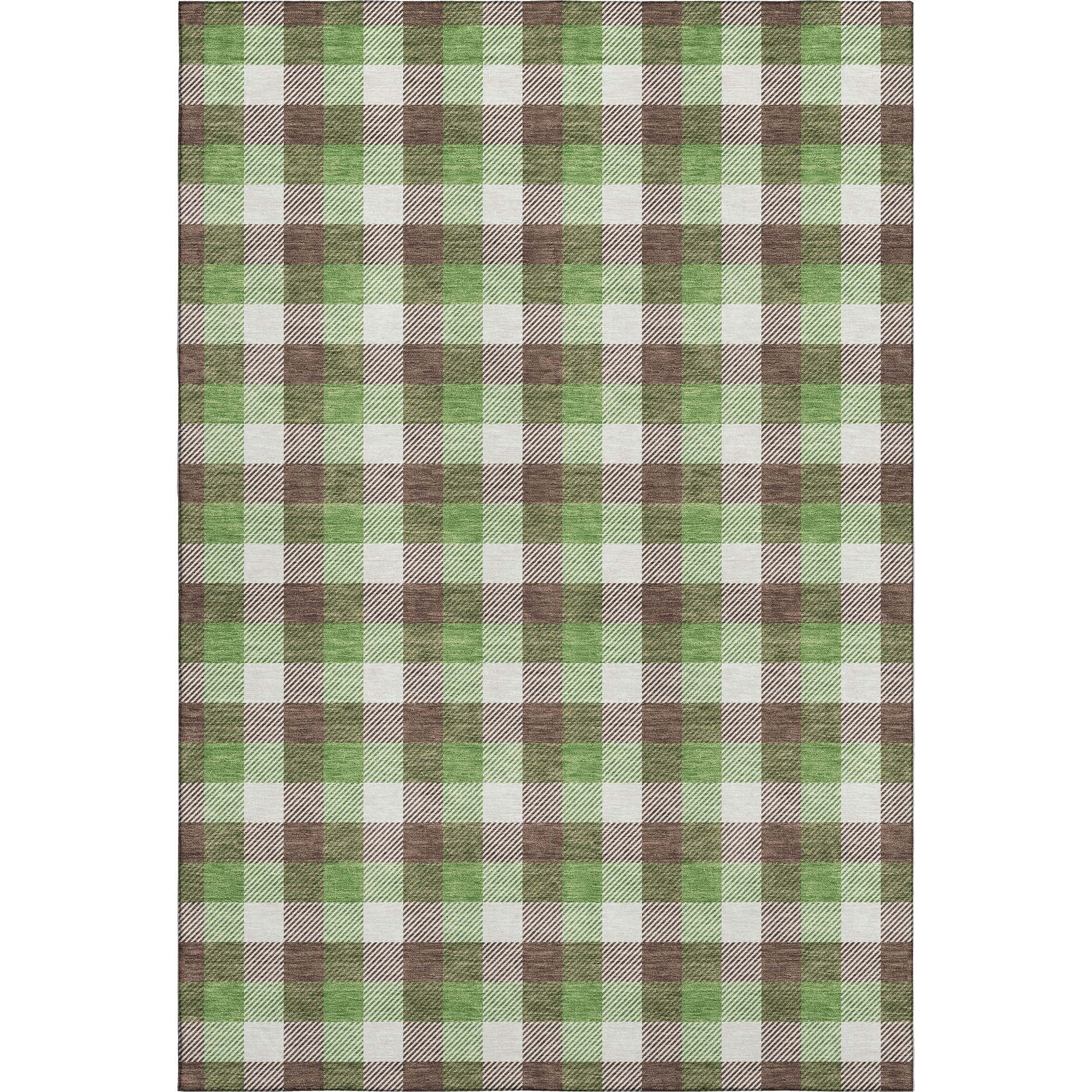 Seoul Machine Washable Transitional Brown Rug 2'6" x 3'10" #shape_Rectangle