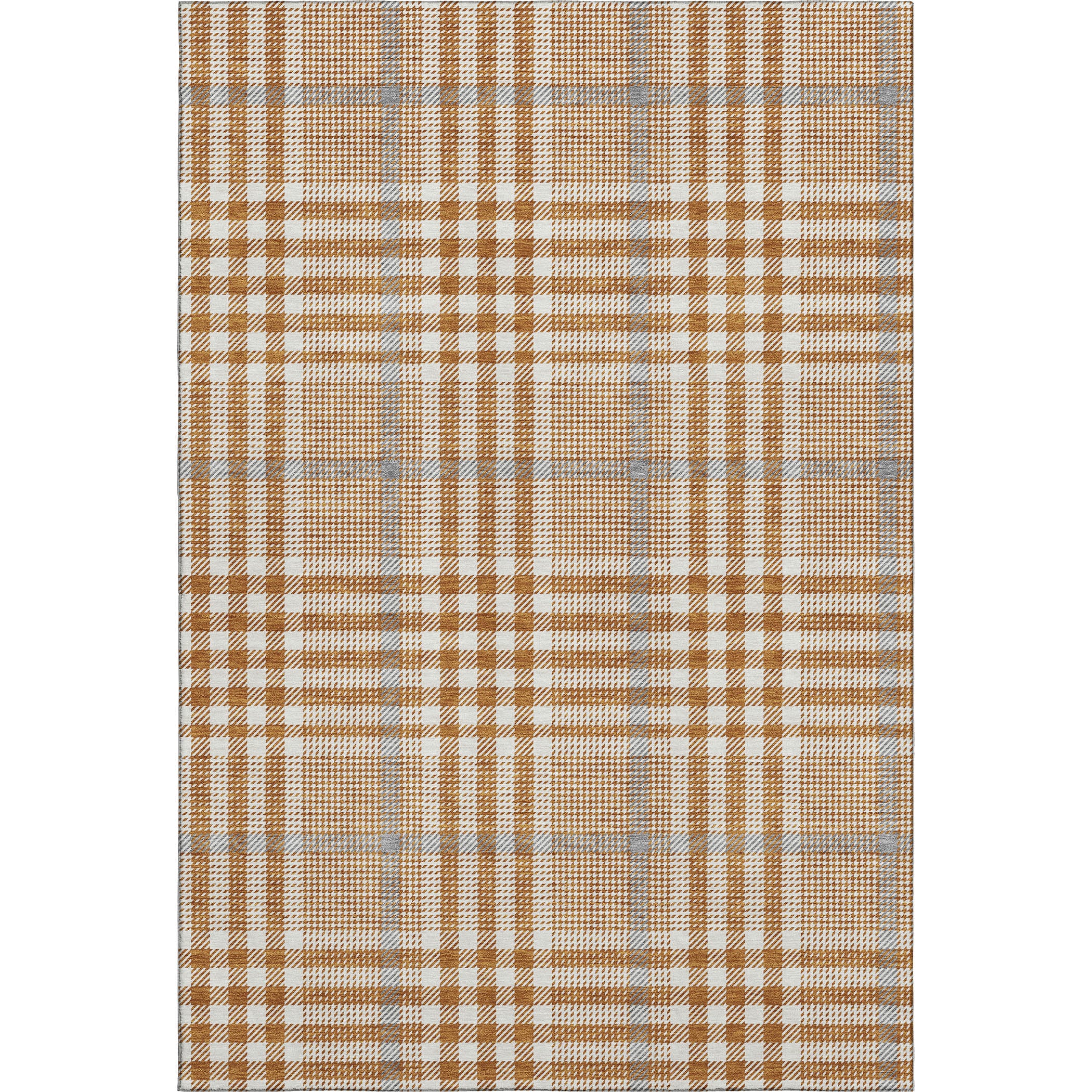 Montevideo Machine Washable Transitional Paprika Orange Rug 2'6" x 3'10" #shape_Rectangle