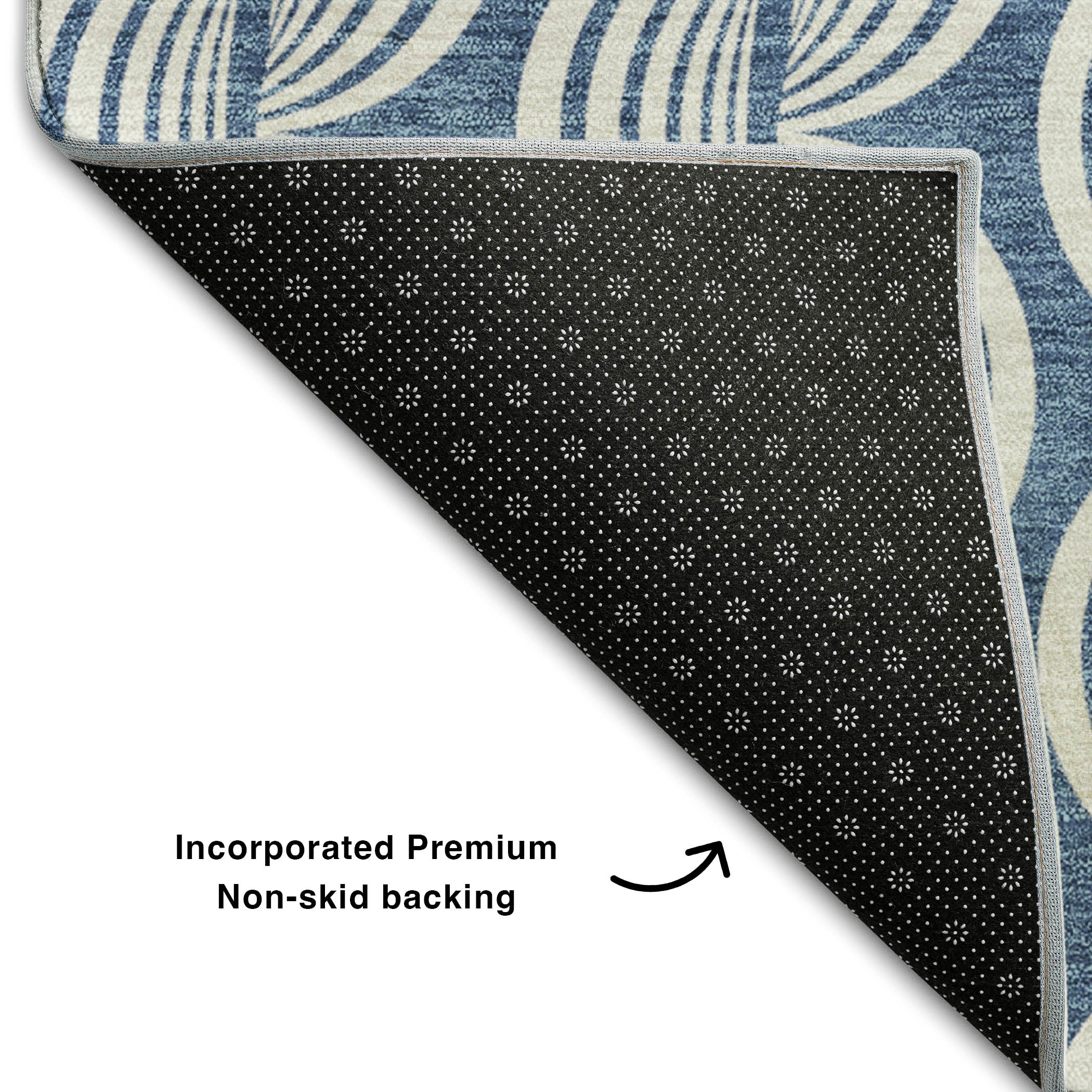 Montevideo Machine Washable Transitional Denim Blue Rug 1'8" x 2'6" #shape_Rectangle