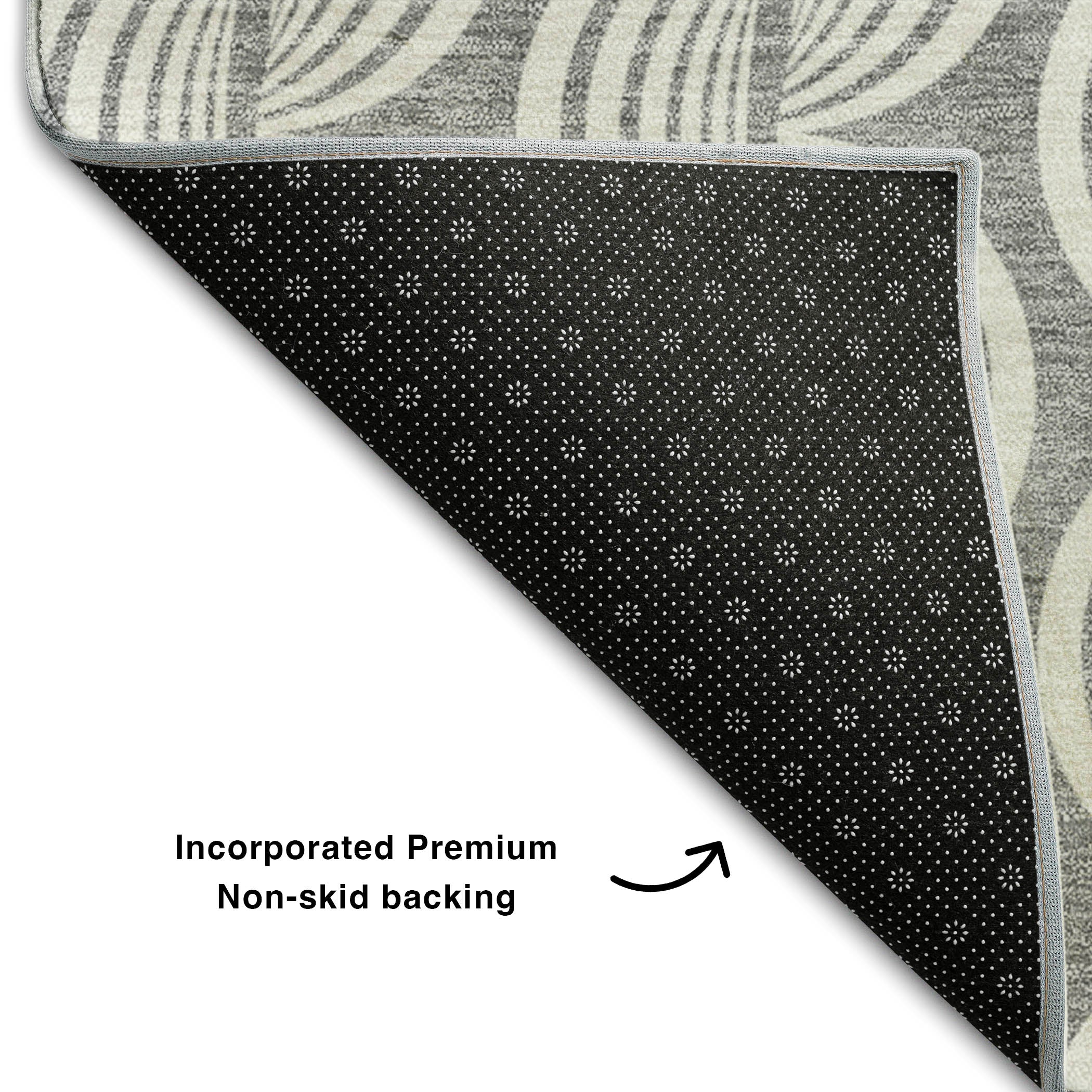 Montevideo Machine Washable Transitional Gray Rug 1'8" x 2'6" #shape_Rectangle