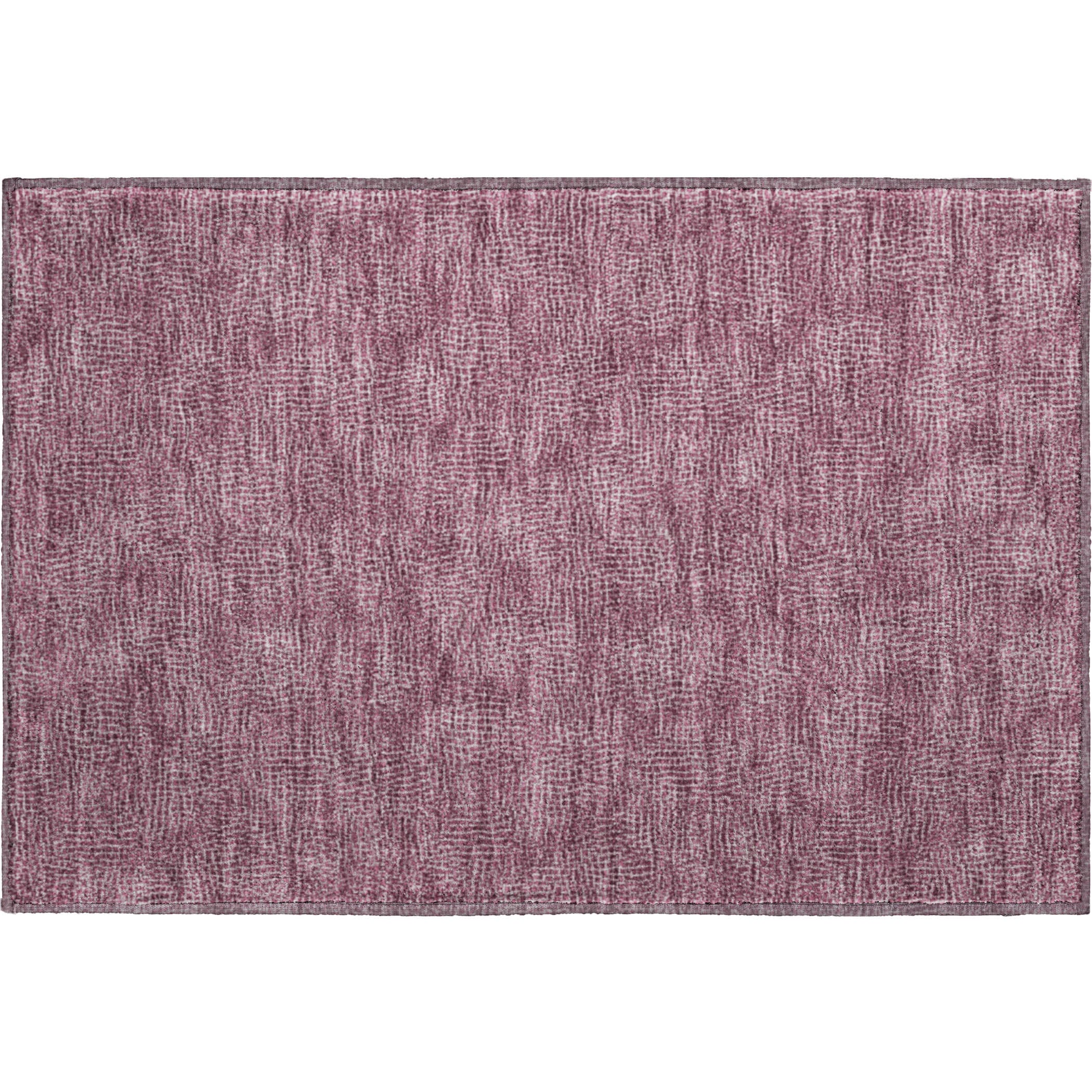 Split Machine Washable Transitional Eggplant Purple Rug 1'8" x 2'6" #shape_Rectangle