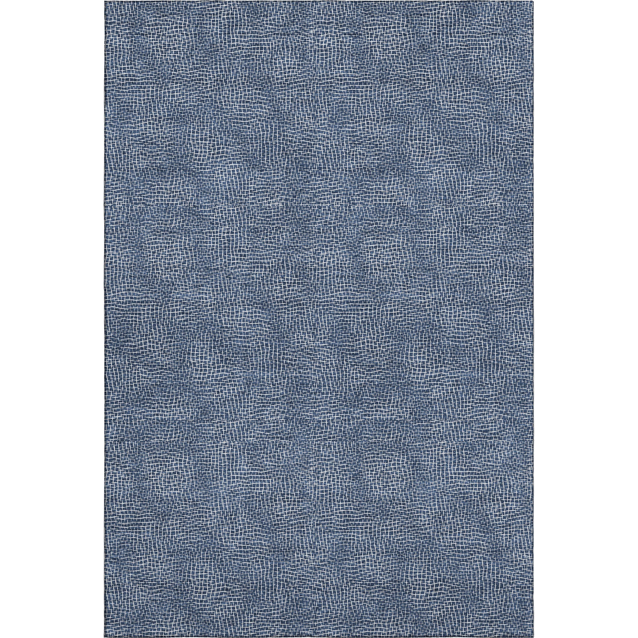 Split Machine Washable Transitional Navy Blue Rug 2'6" x 3'10" #shape_Rectangle