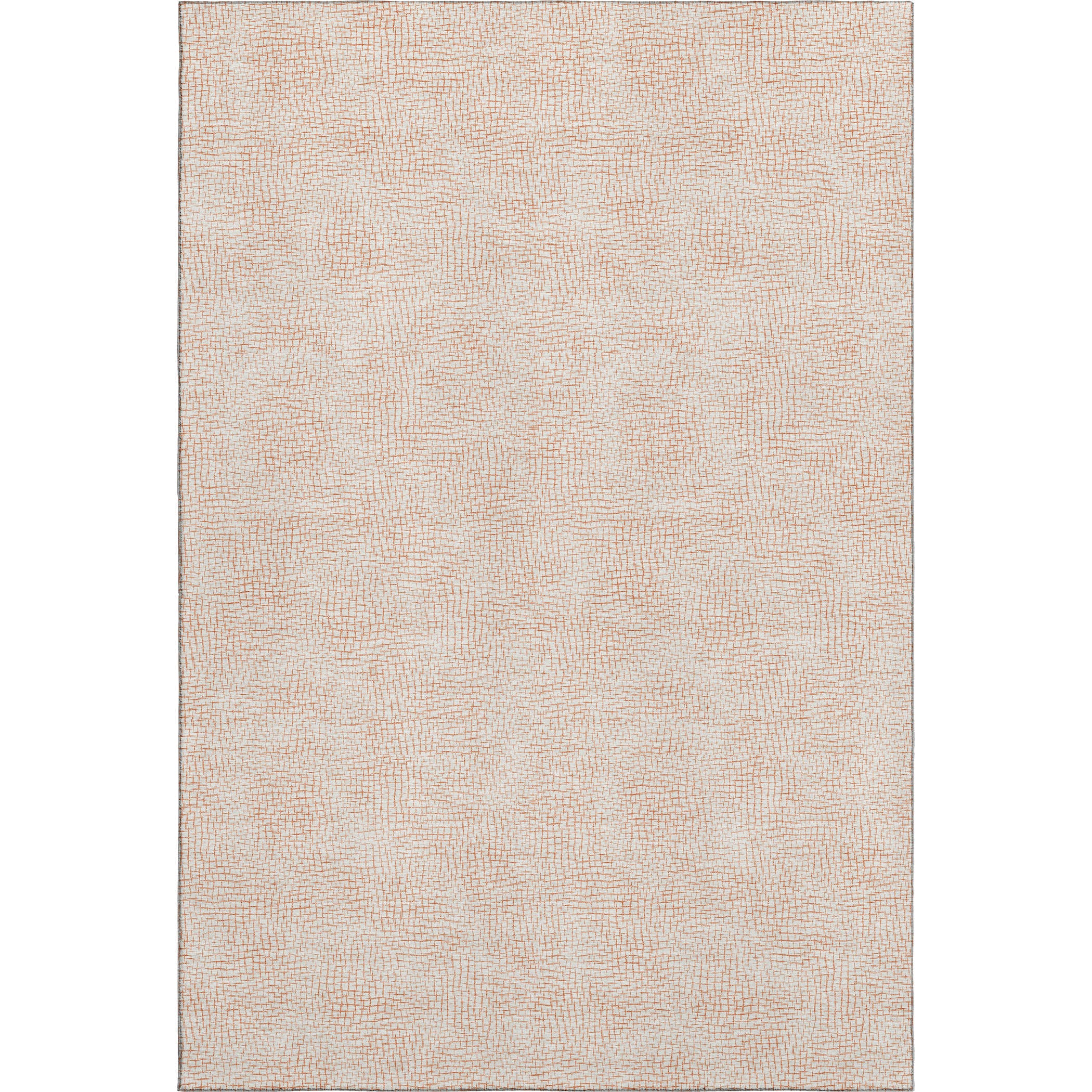 Seoul Machine Washable Transitional Peach Orange Rug 2'6" x 3'10" #shape_Rectangle