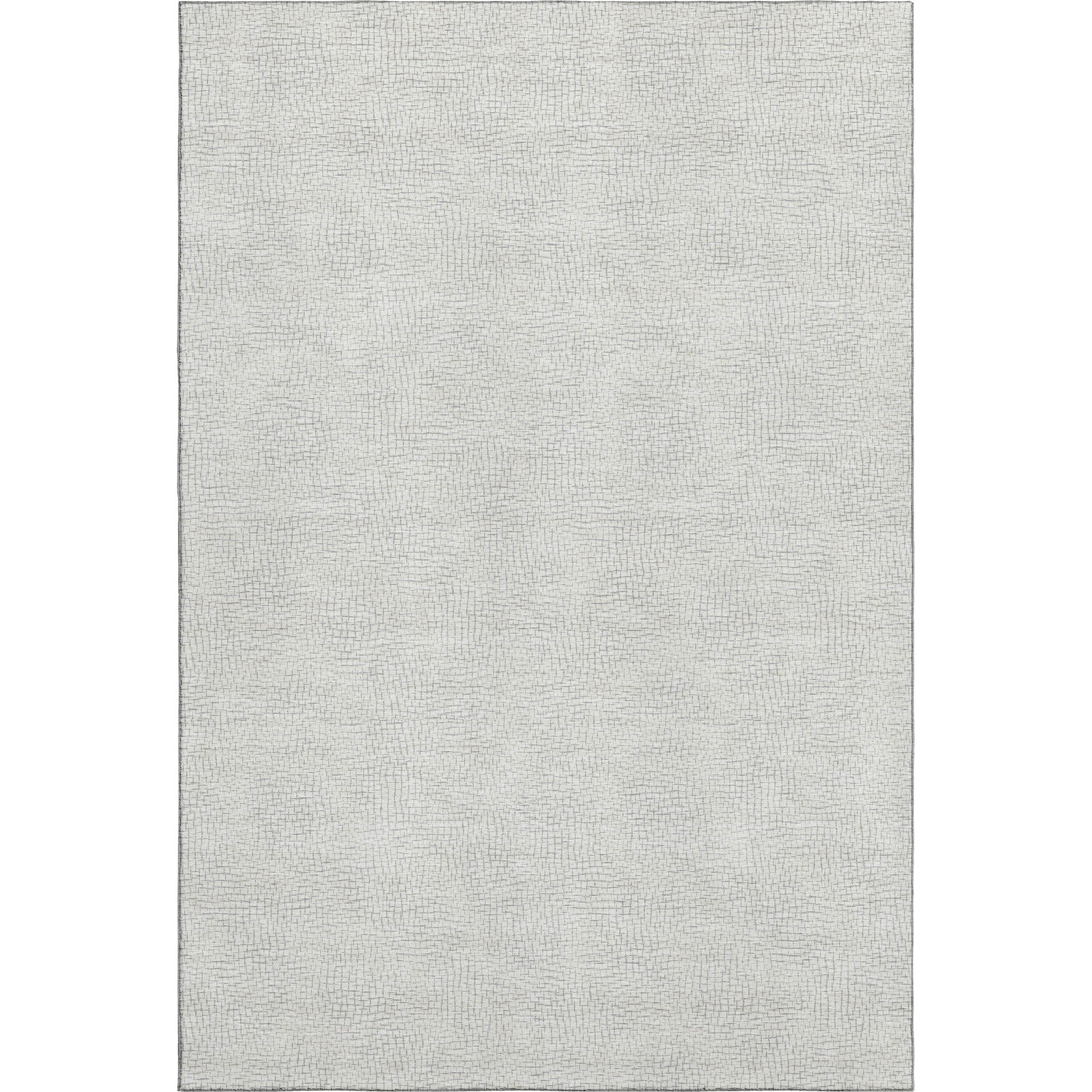 Seoul Machine Washable Transitional Silver Gray Rug 2'6" x 3'10" #shape_Rectangle