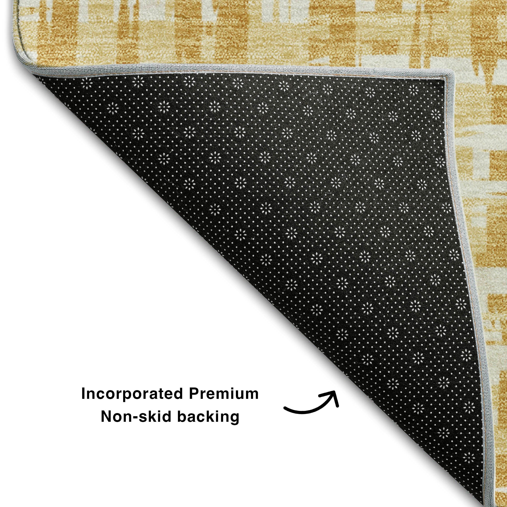 Cusco Machine Washable Transitional Gold Rug 1'8" x 2'6" #shape_Rectangle