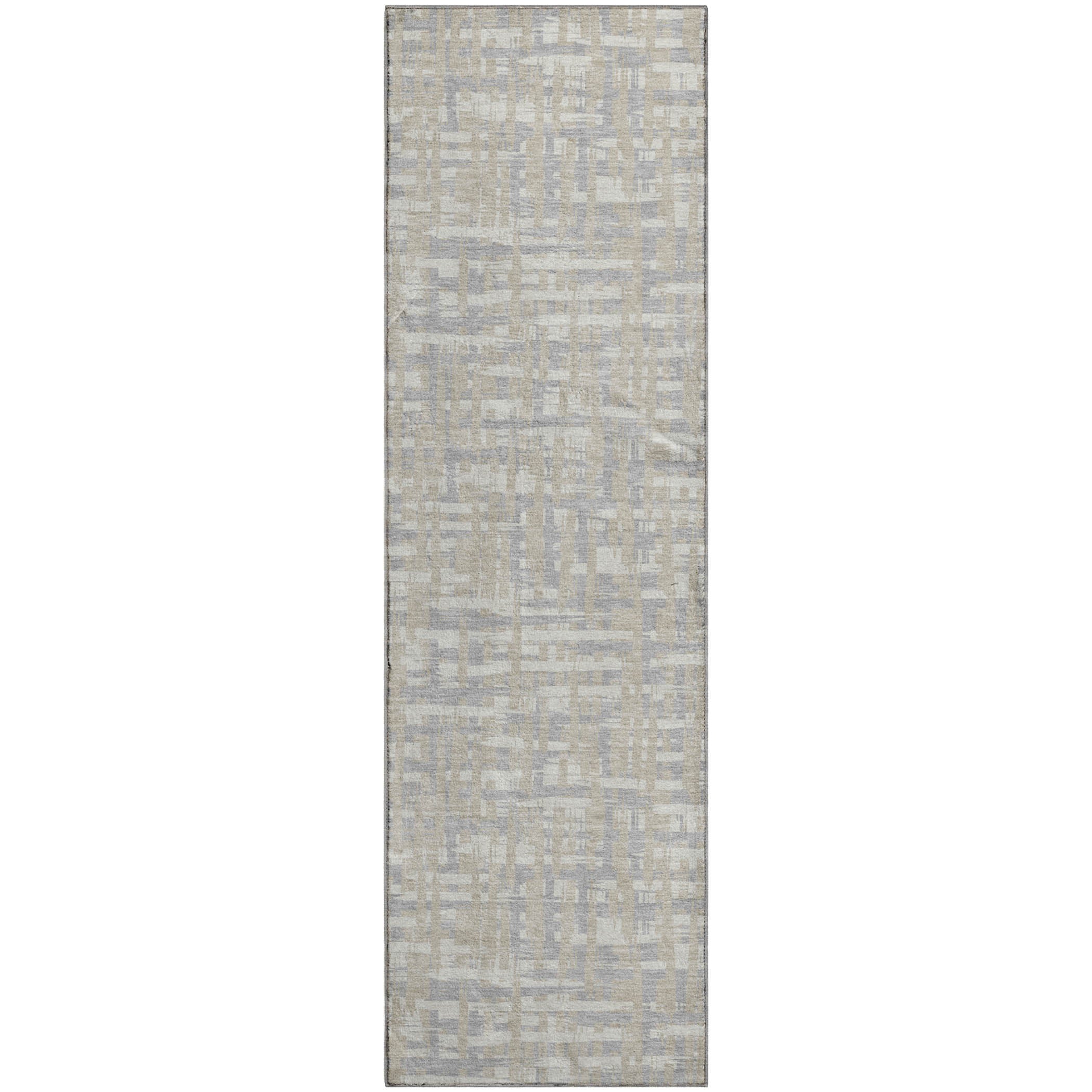 Luang Prabang Machine Washable Transitional Beige Brown Rug 2'3" x 7'6" #shape_Runner