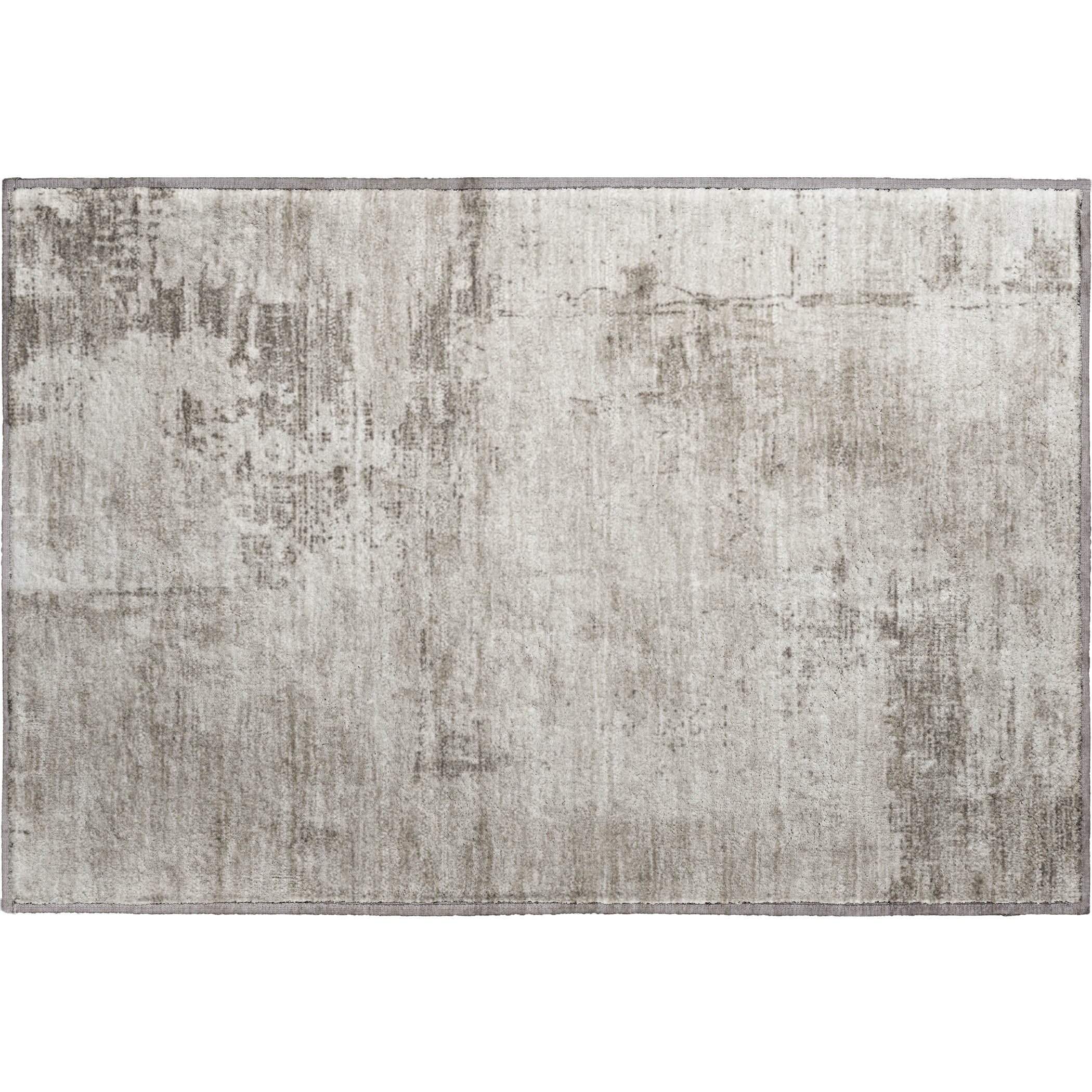 Antigua Machine Washable Transitional Beige Brown Rug 1'8" x 2'6" #shape_Rectangle
