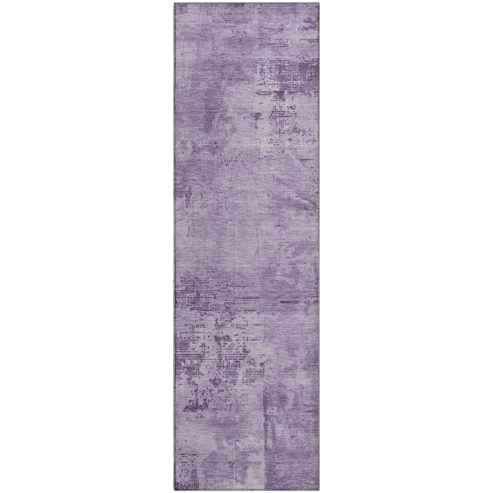 Antigua Machine Washable Transitional Lavender Purple Rug 2'3" x 7'6" #shape_Runner