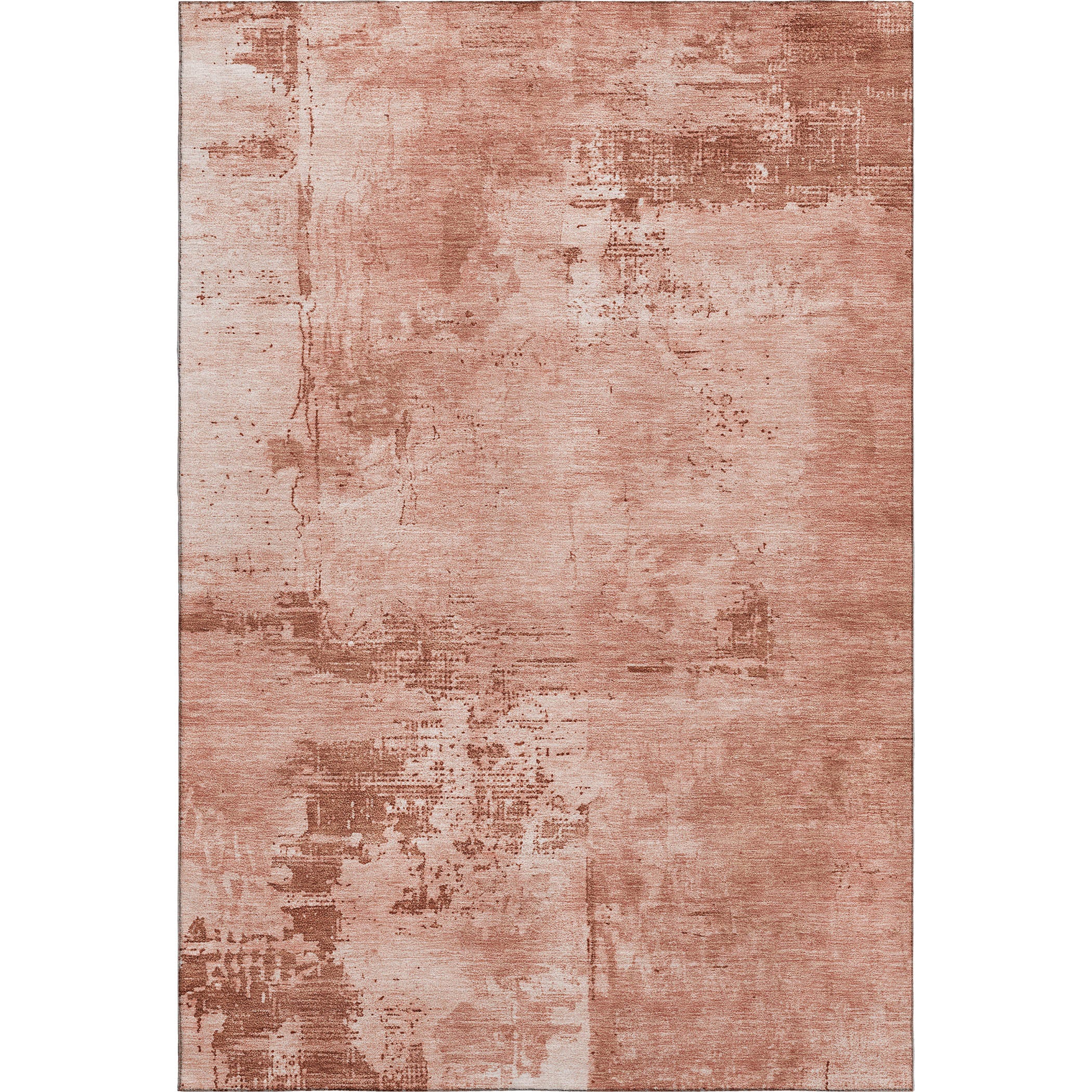 Antigua Machine Washable Transitional Paprika Orange Rug 2'6" x 3'10" #shape_Rectangle