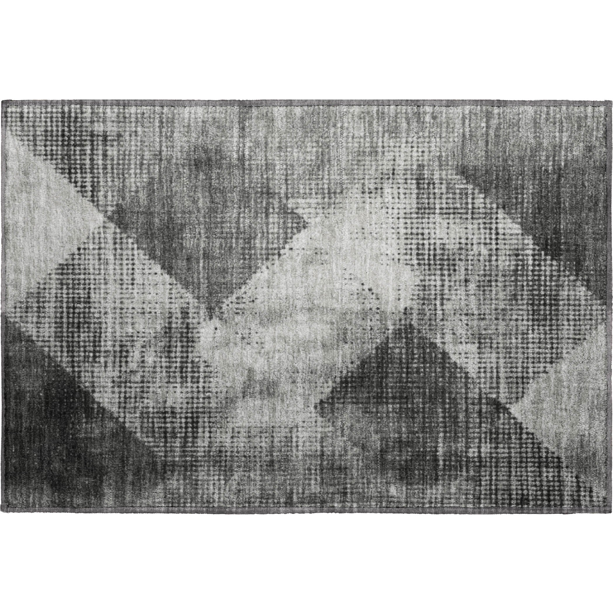Mostar Machine Washable Transitional Gray Rug 1'8" x 2'6" #shape_Rectangle